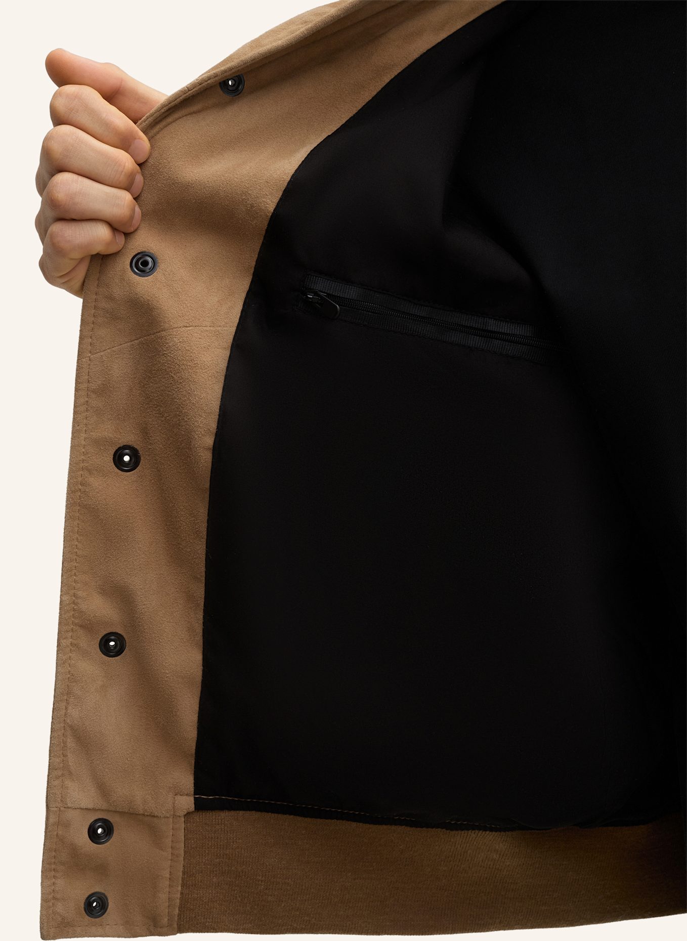 STRELLSON Lederjacke KADE: BEIGE