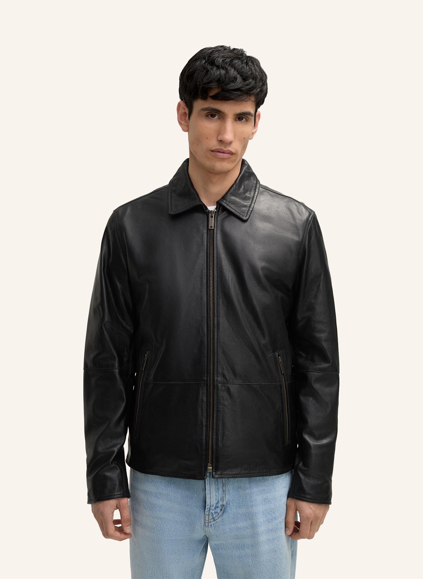 STRELLSON Lederjacke KELLAN: SCHWARZ