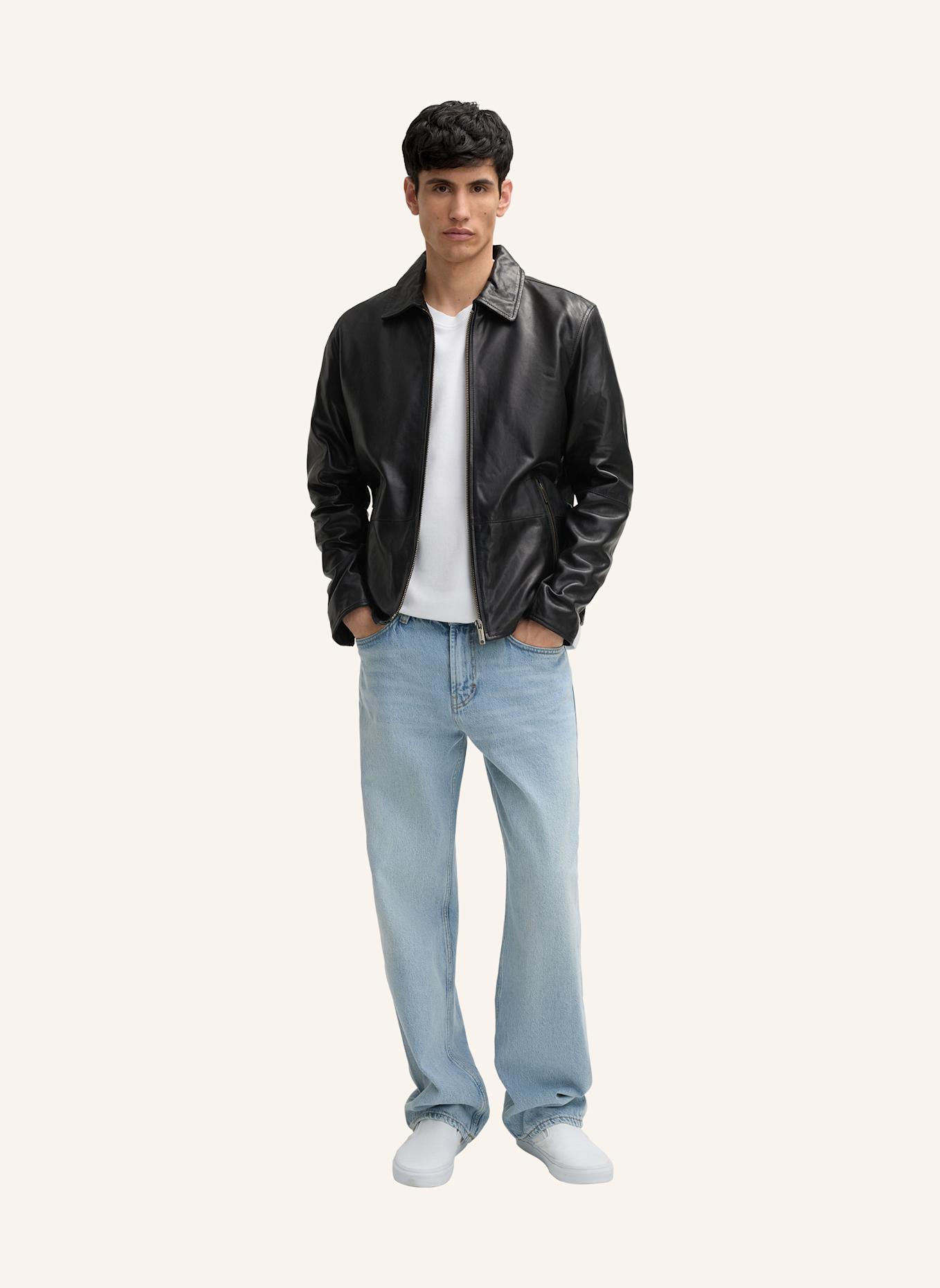 STRELLSON Lederjacke KELLAN: SCHWARZ