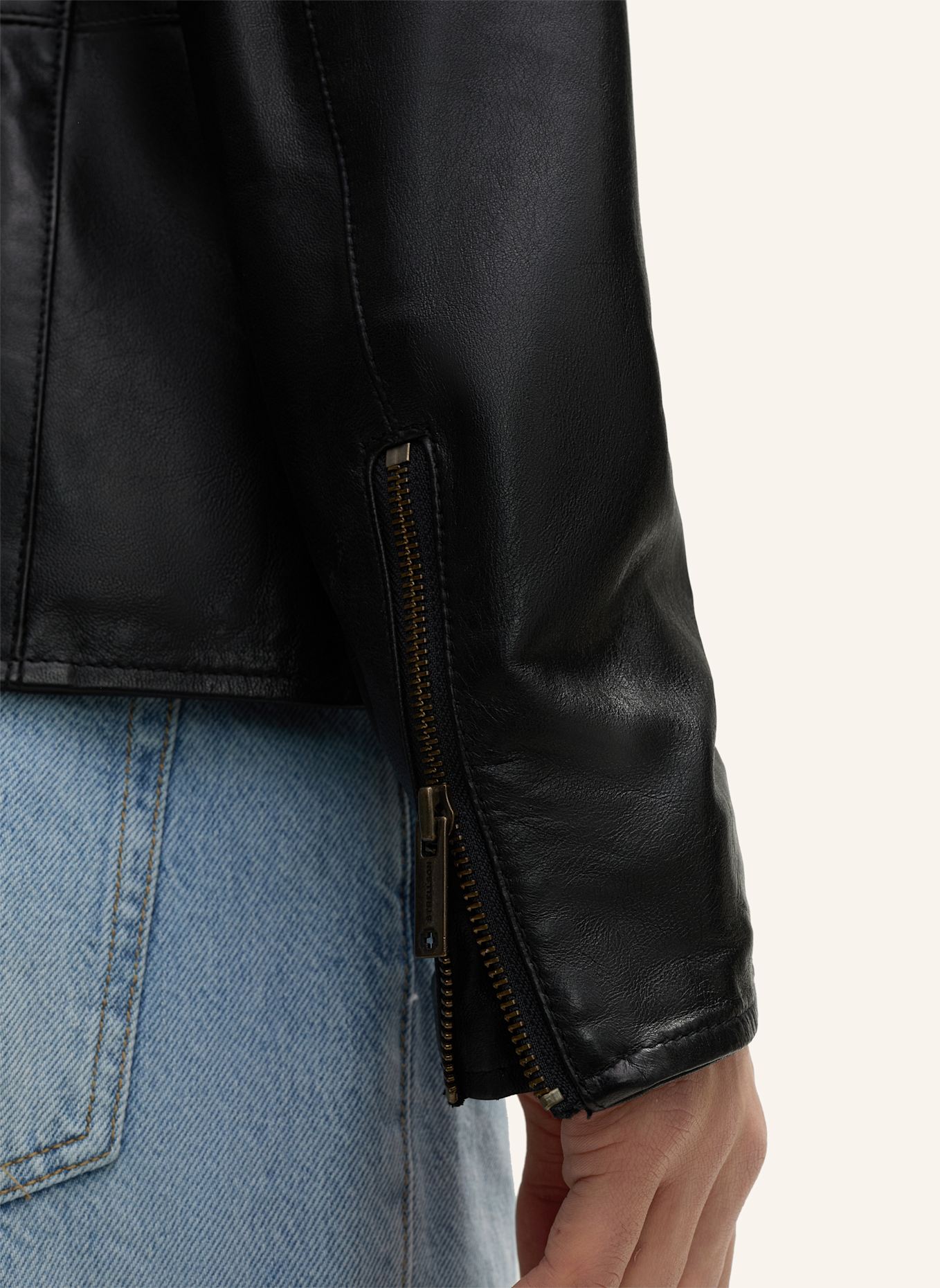 STRELLSON Lederjacke KELLAN: SCHWARZ