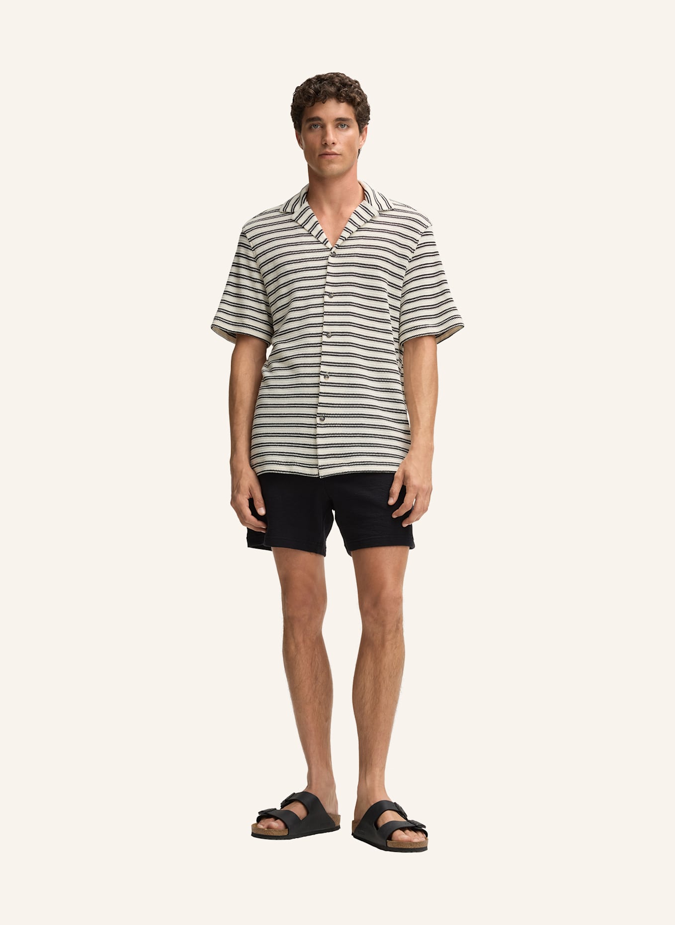 STRELLSON Hemd CLIRO: SCHWARZ/ WEISS