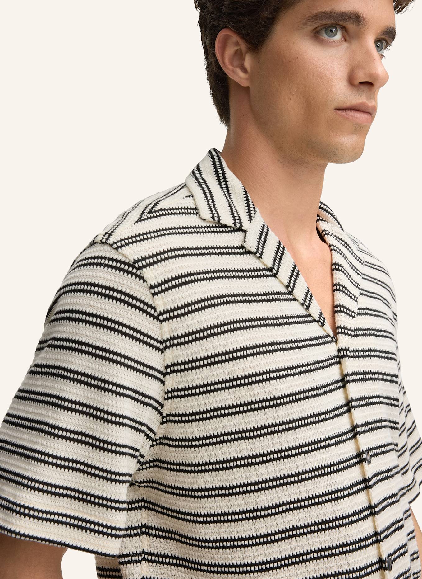 STRELLSON Hemd CLIRO: SCHWARZ/ WEISS