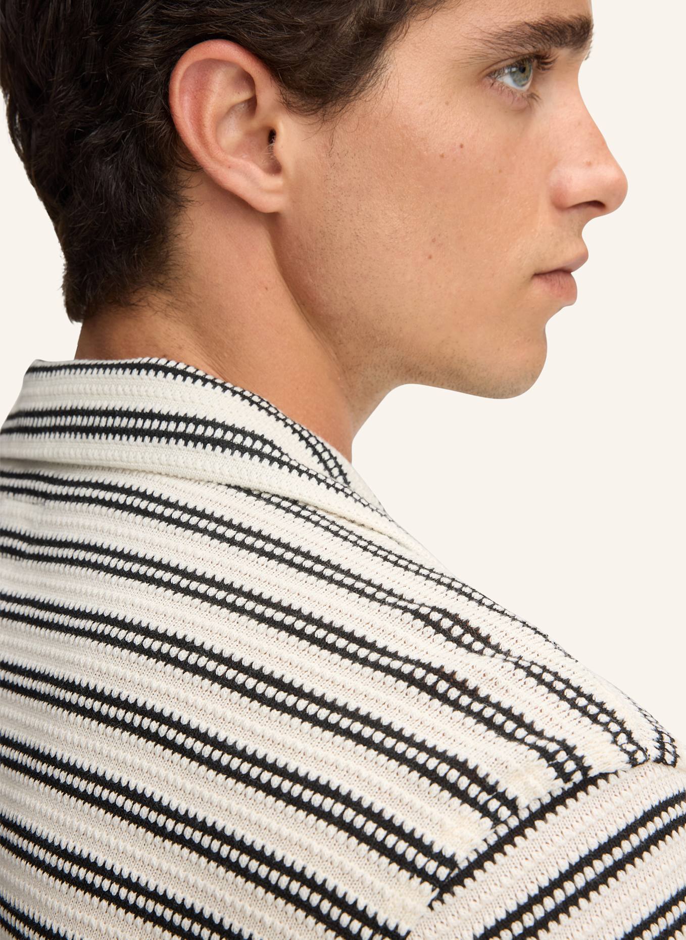 STRELLSON Hemd CLIRO: SCHWARZ/ WEISS