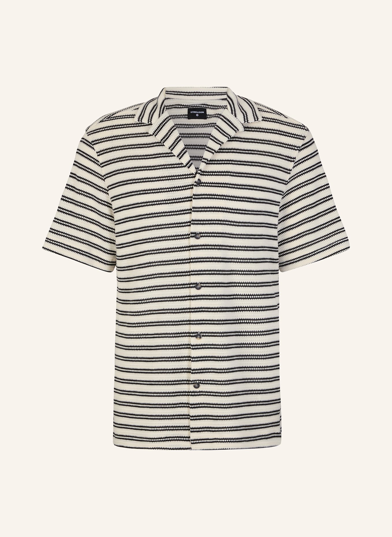 STRELLSON Hemd CLIRO: SCHWARZ/ WEISS