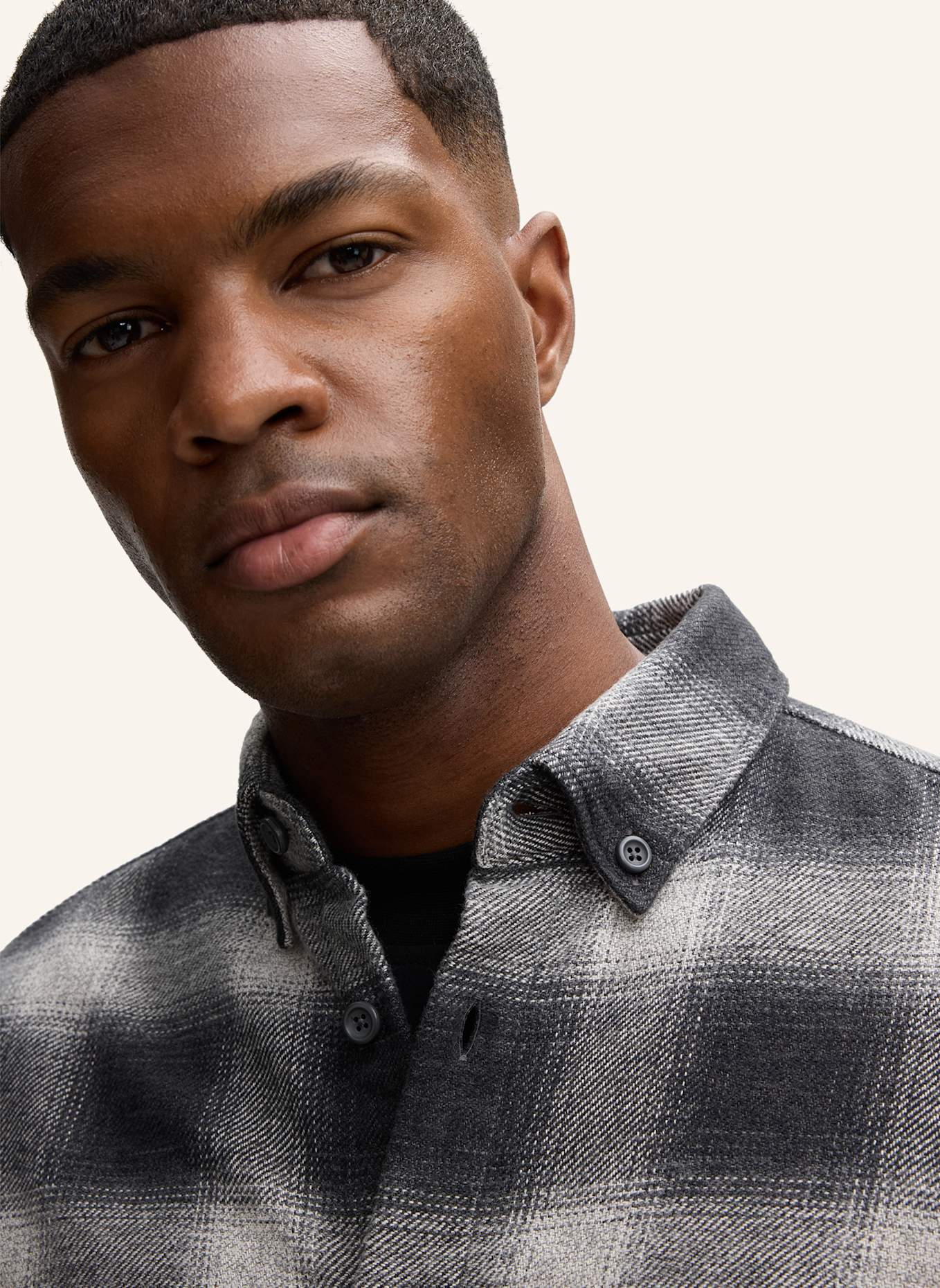 STRELLSON Hemd COREY: DUNKELGRAU/ HELLGRAU