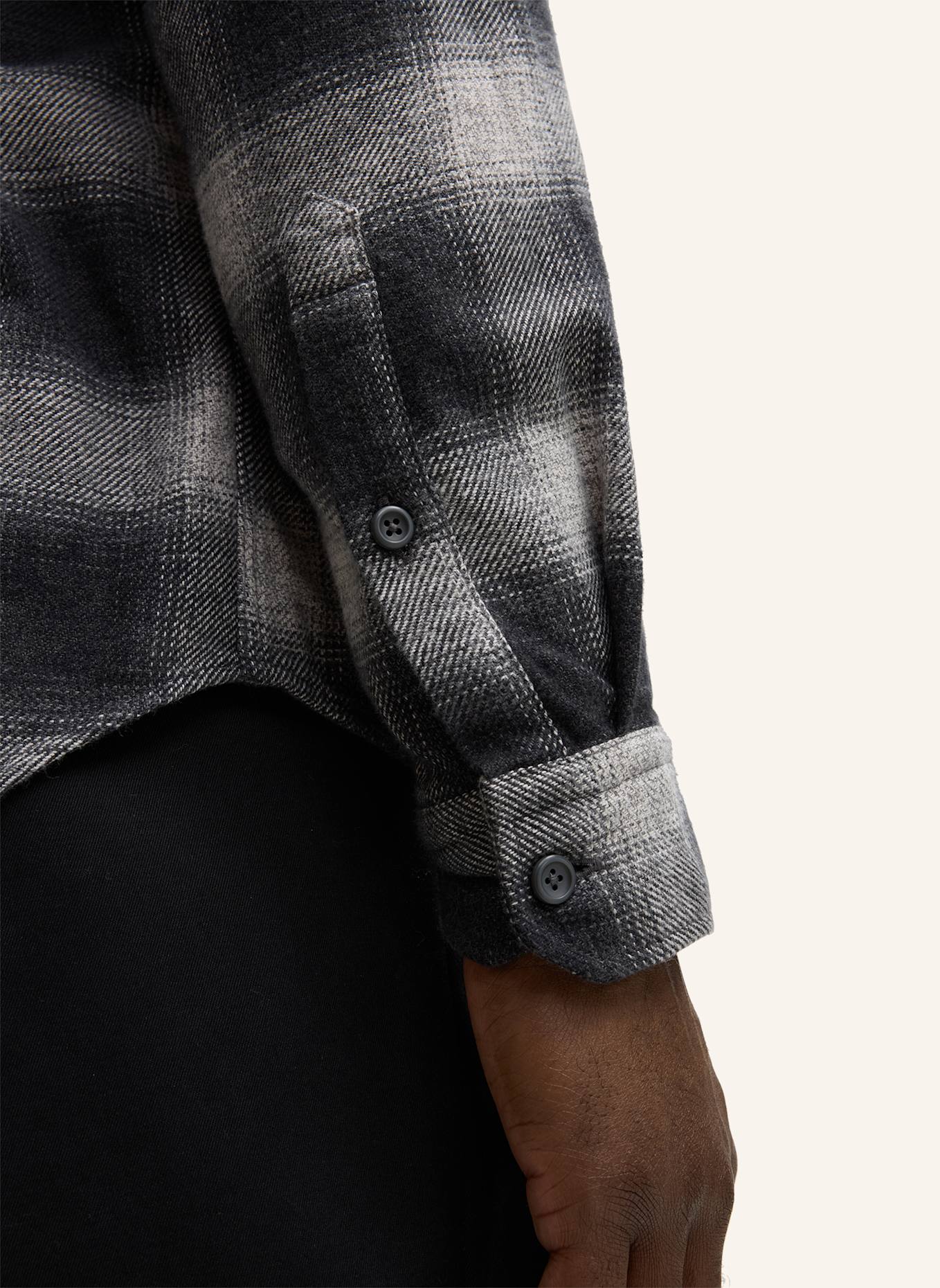 STRELLSON Hemd COREY: DUNKELGRAU/ HELLGRAU