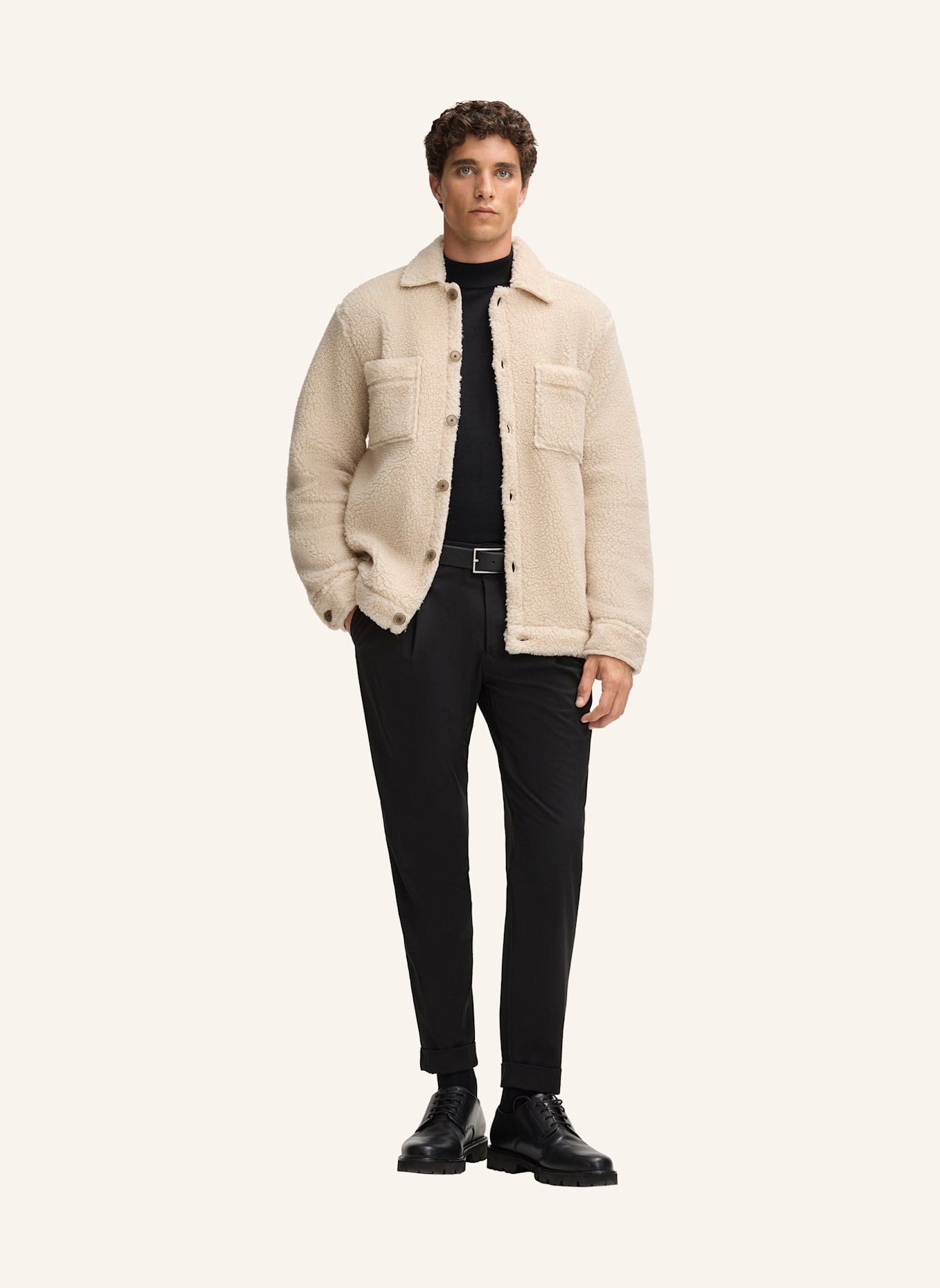 STRELLSON Overshirt: BEIGE