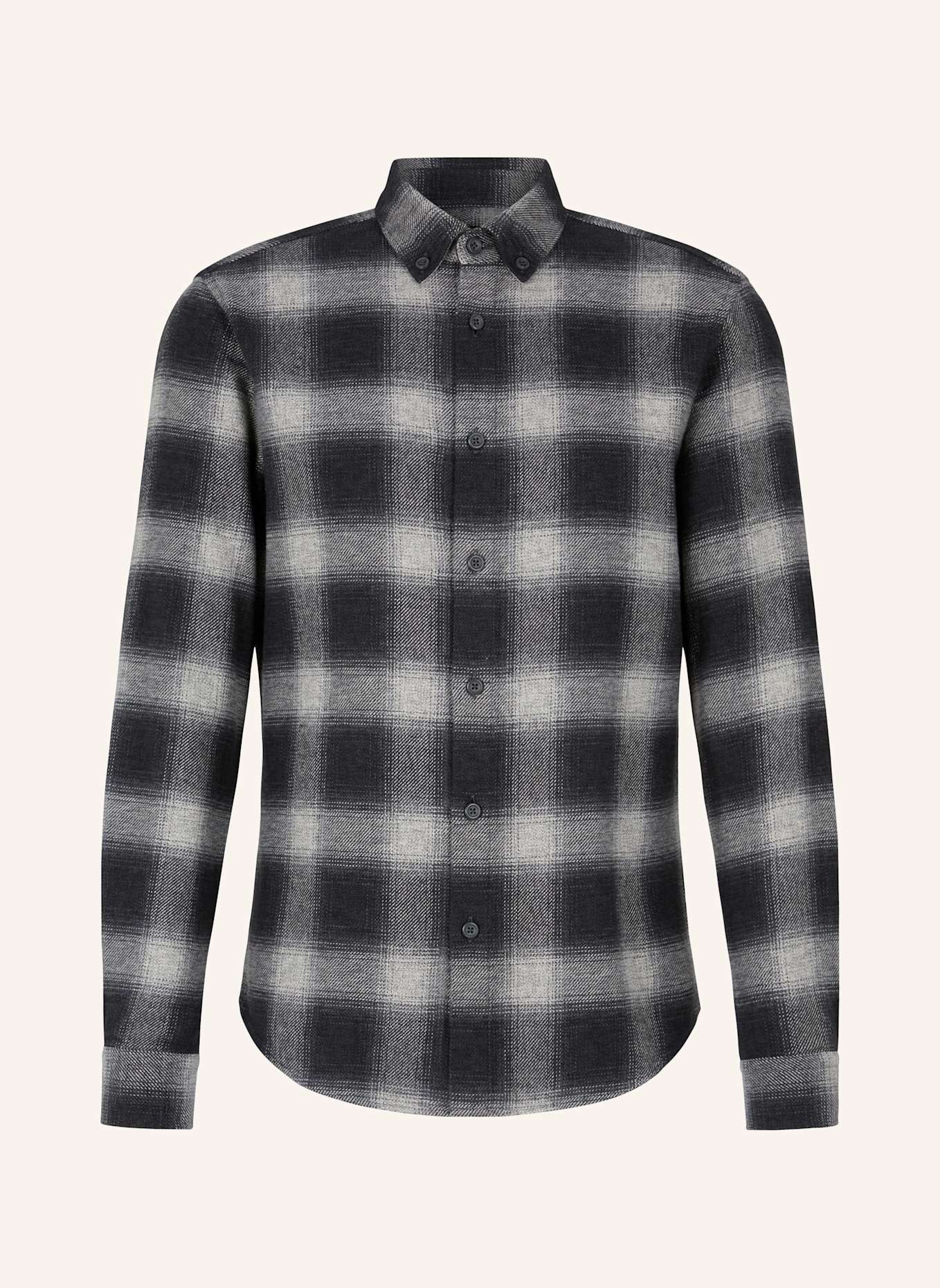 STRELLSON Hemd COREY: DUNKELGRAU/ HELLGRAU