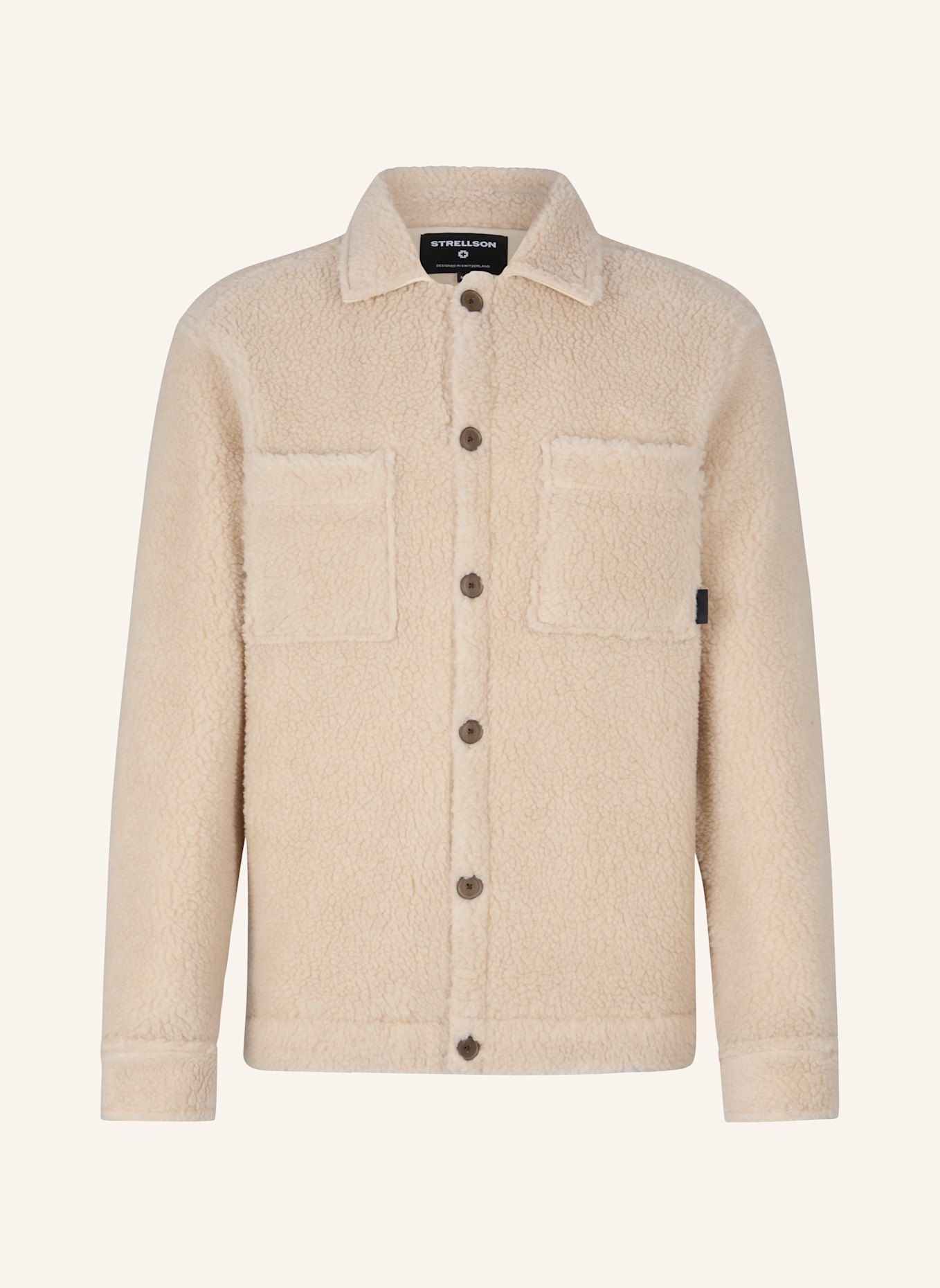 STRELLSON Overshirt: BEIGE