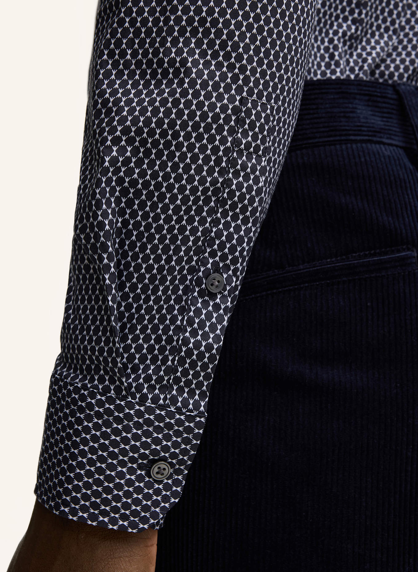 STRELLSON Hemd STAN: DUNKELBLAU