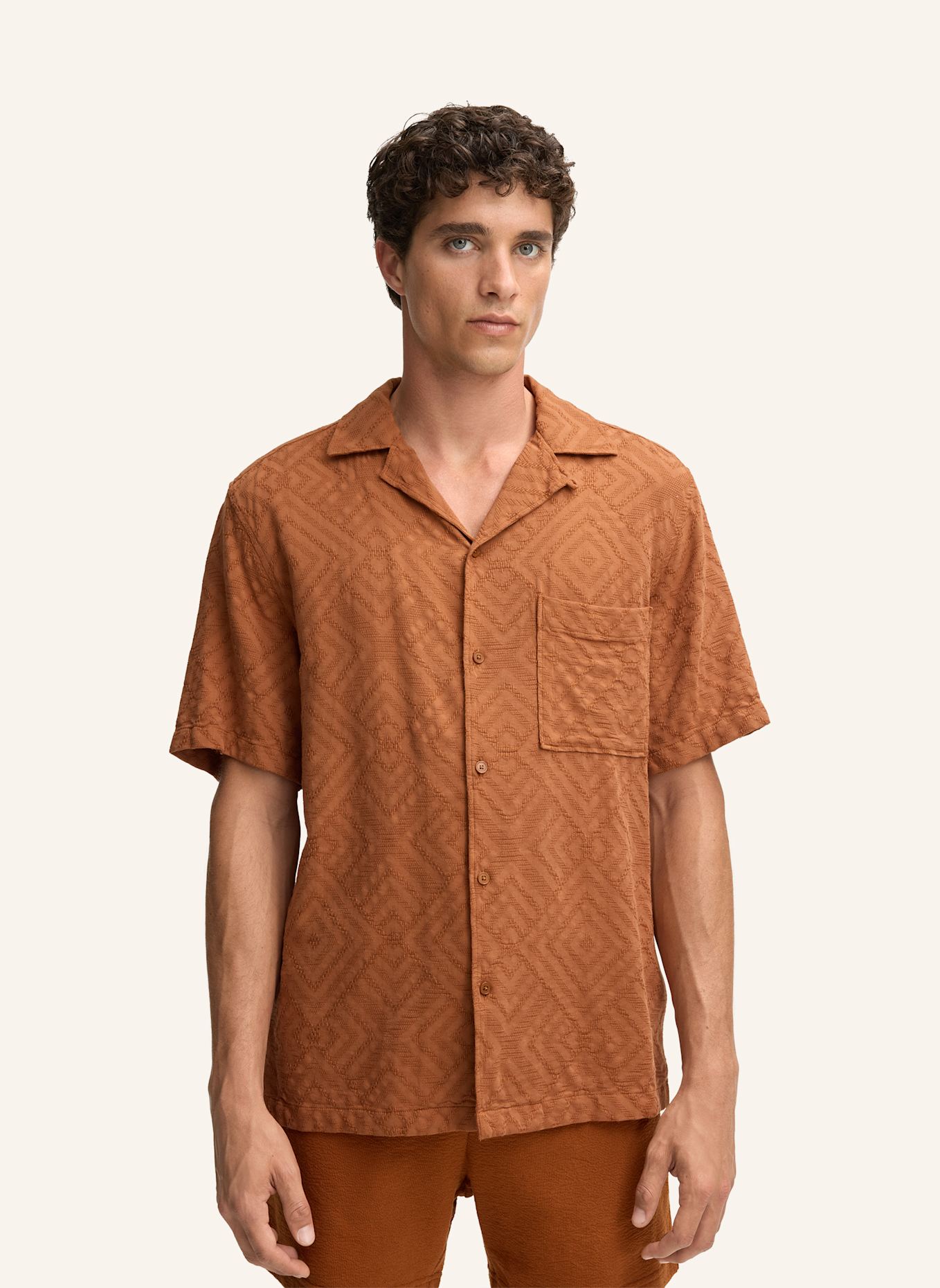 STRELLSON Hemd CISCO: BRAUN