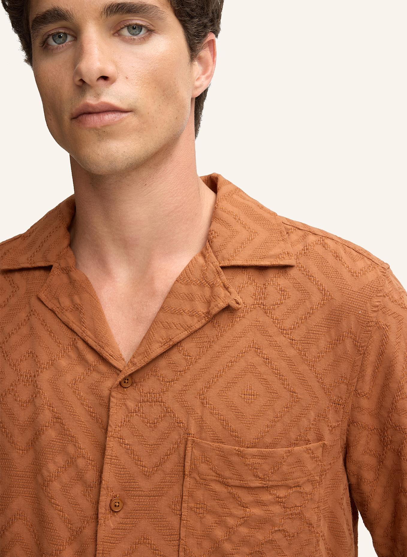 STRELLSON Hemd CISCO: BRAUN