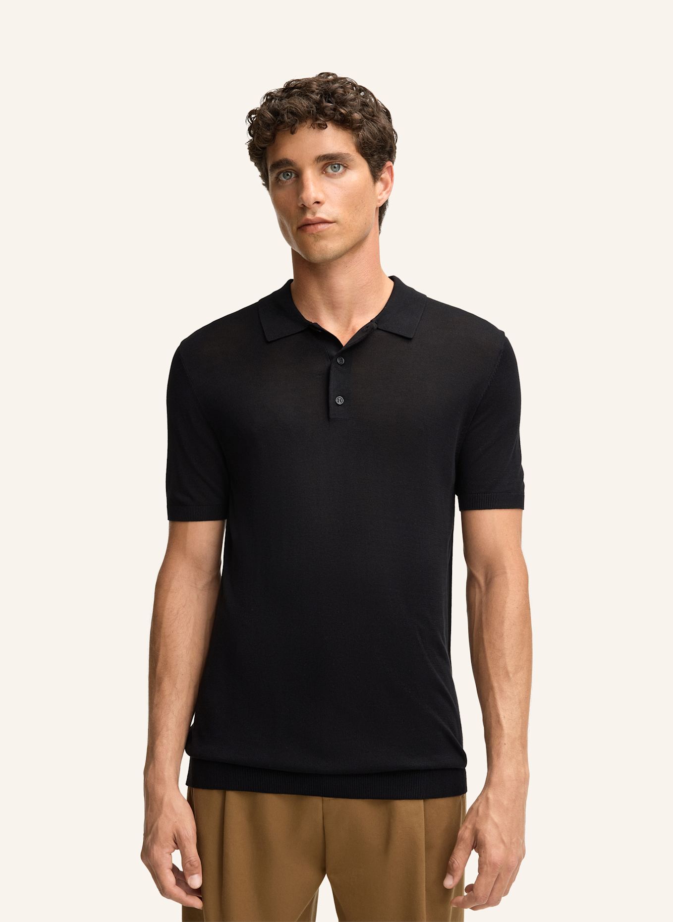 STRELLSON Poloshirt VADIM: SCHWARZ