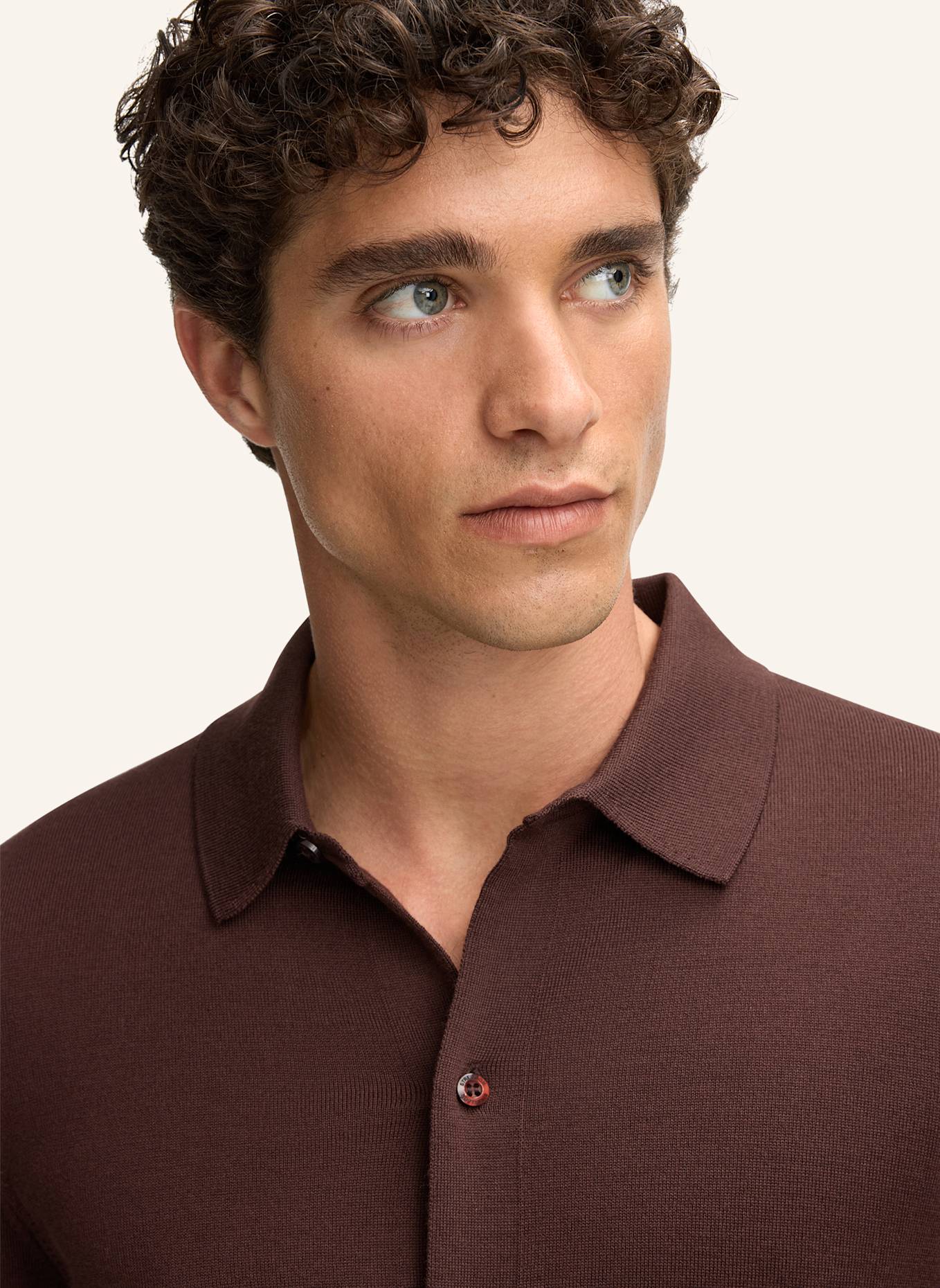 STRELLSON Strickjacke MAREK: DUNKELBRAUN