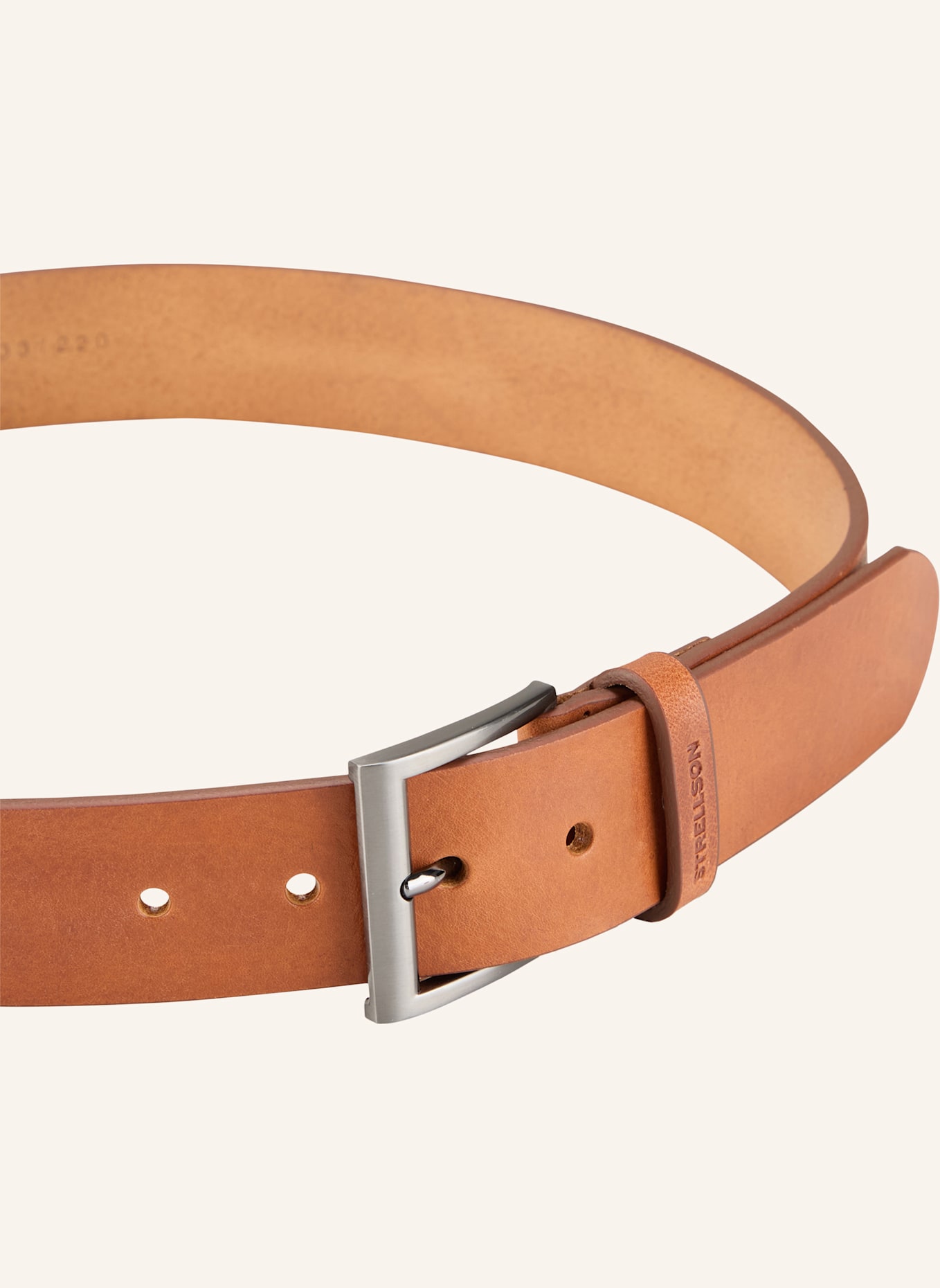 STRELLSON Gürtel LEDERGÜRTEL: COGNAC