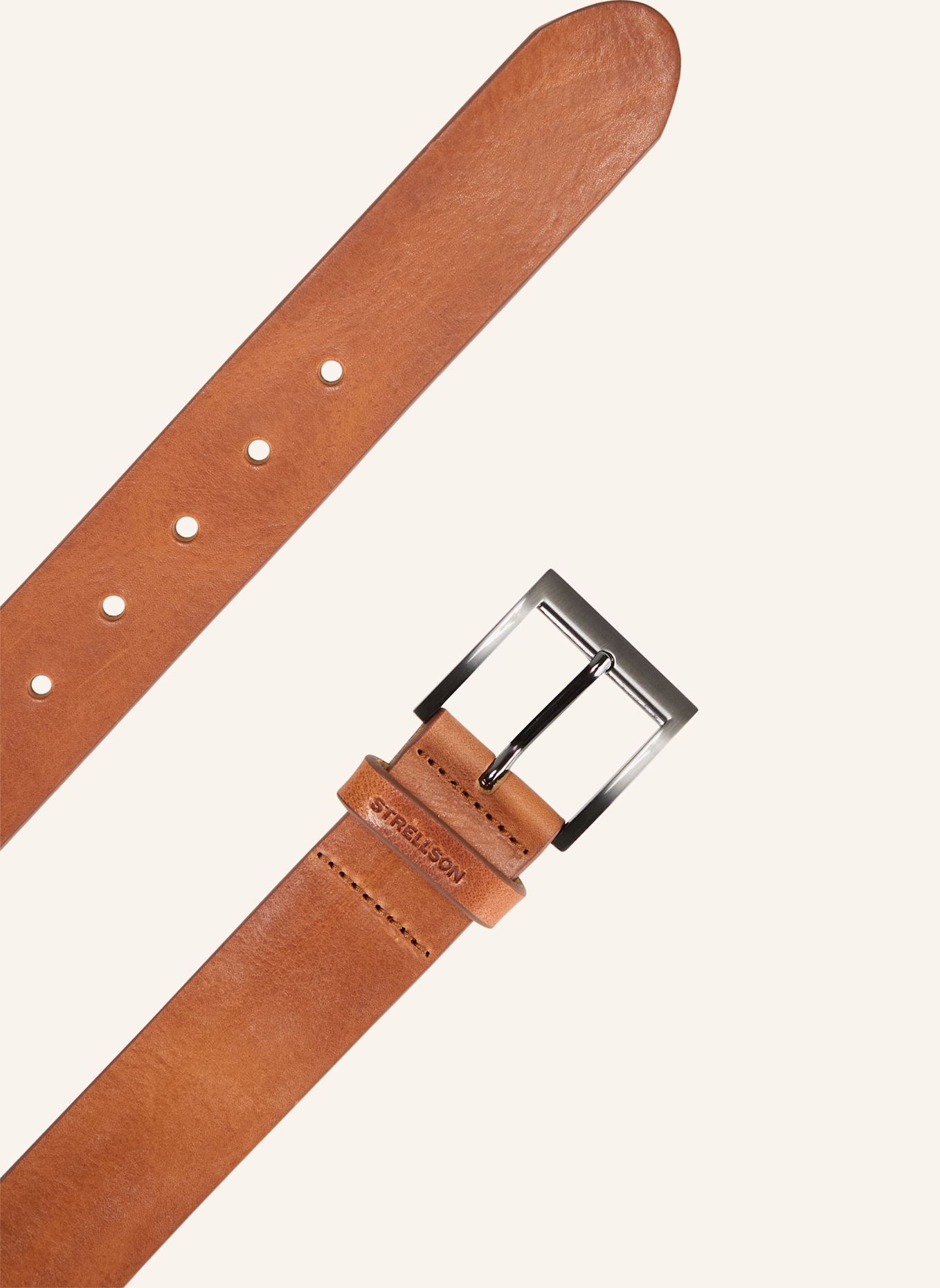 STRELLSON Gürtel LEDERGÜRTEL: COGNAC