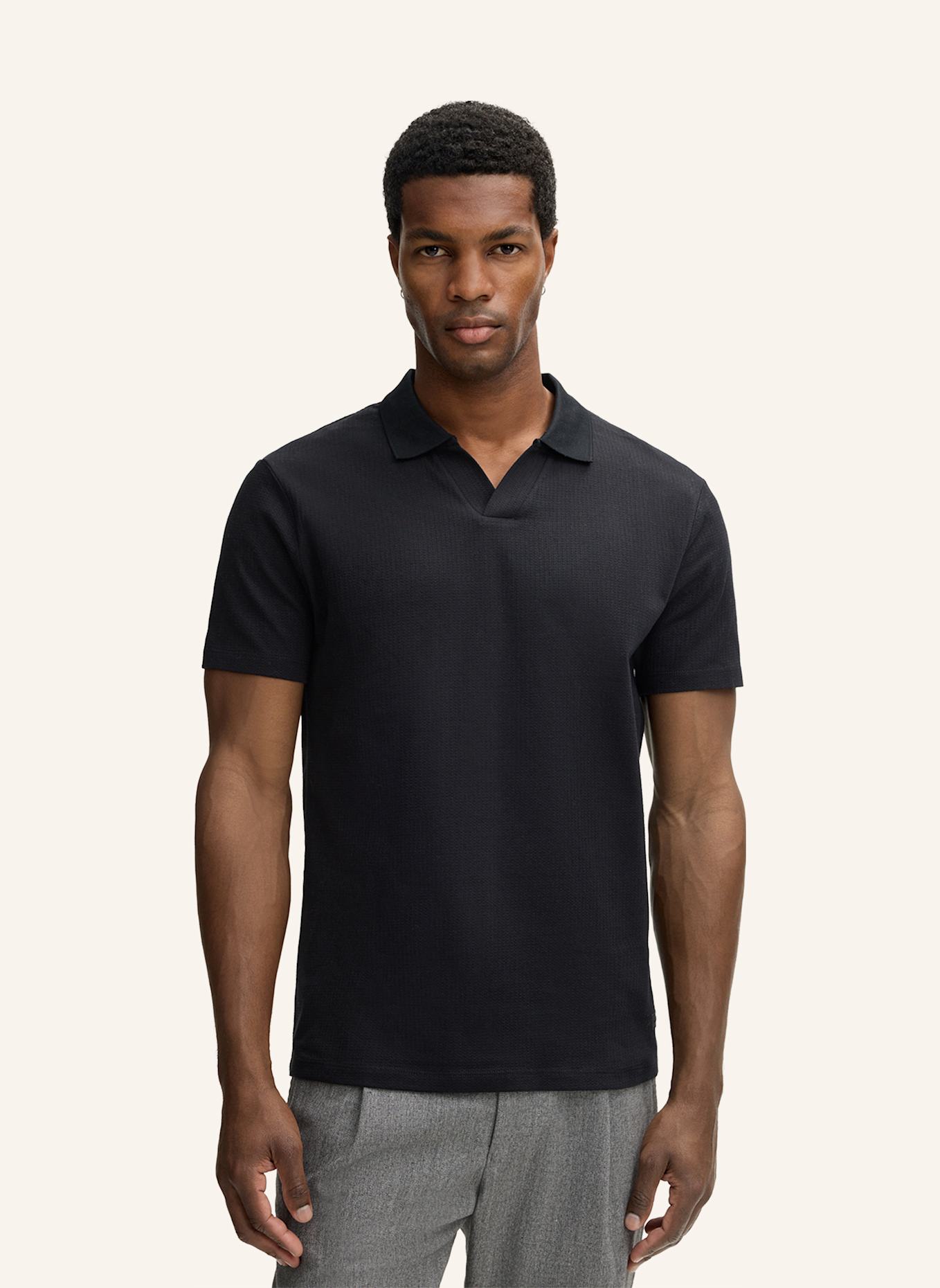 STRELLSON Poloshirt FISHER: SCHWARZ