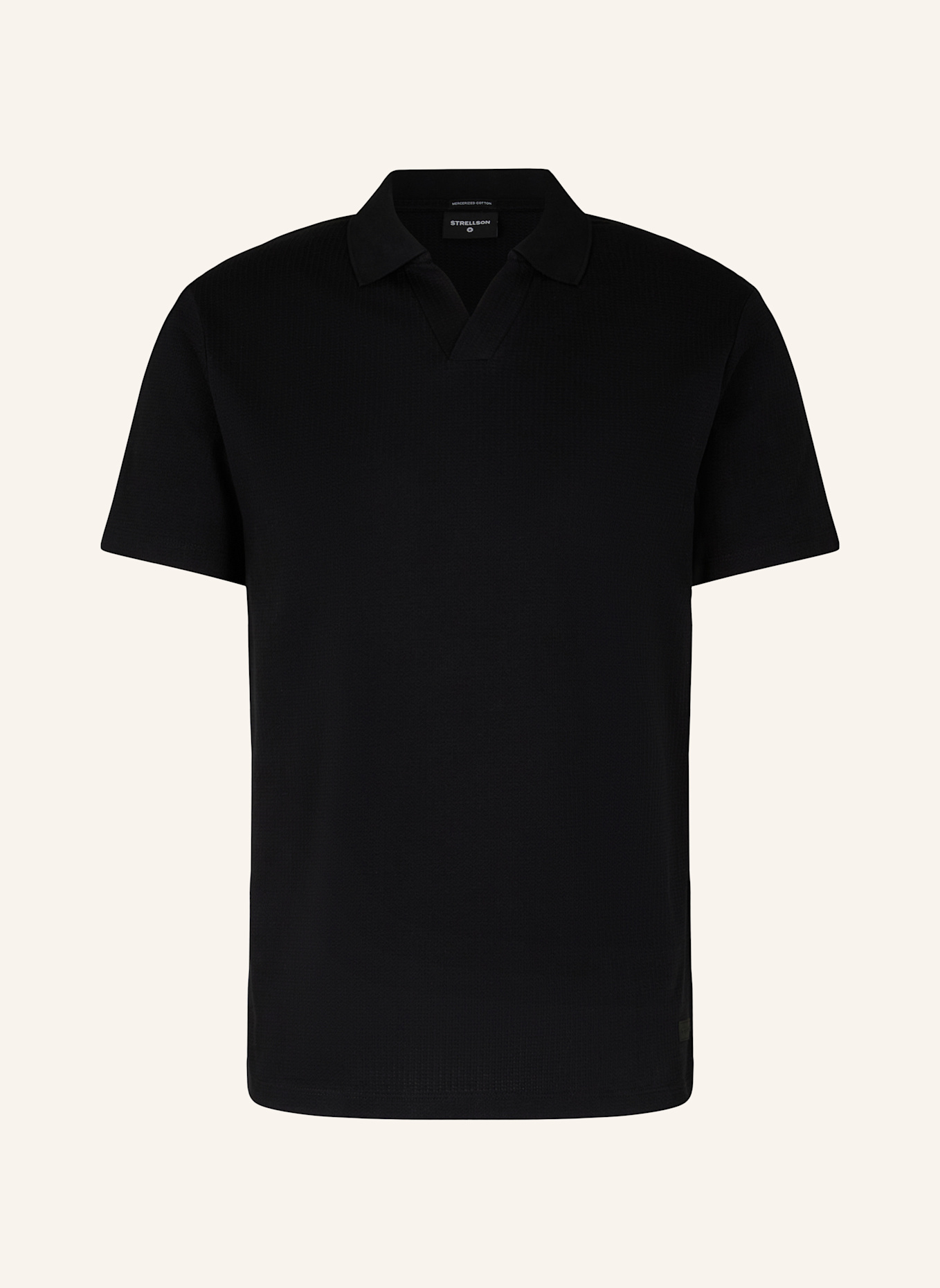STRELLSON Poloshirt FISHER: SCHWARZ