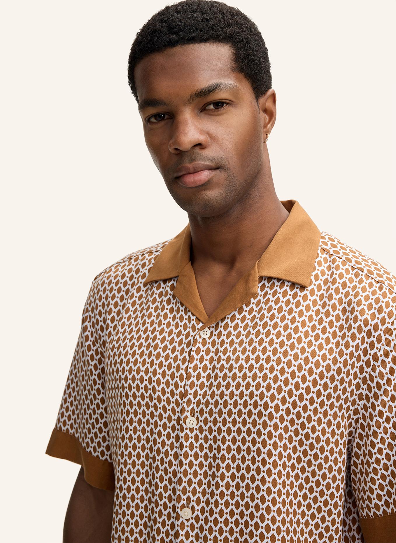 STRELLSON Hemd CAO: BEIGE/ WEISS