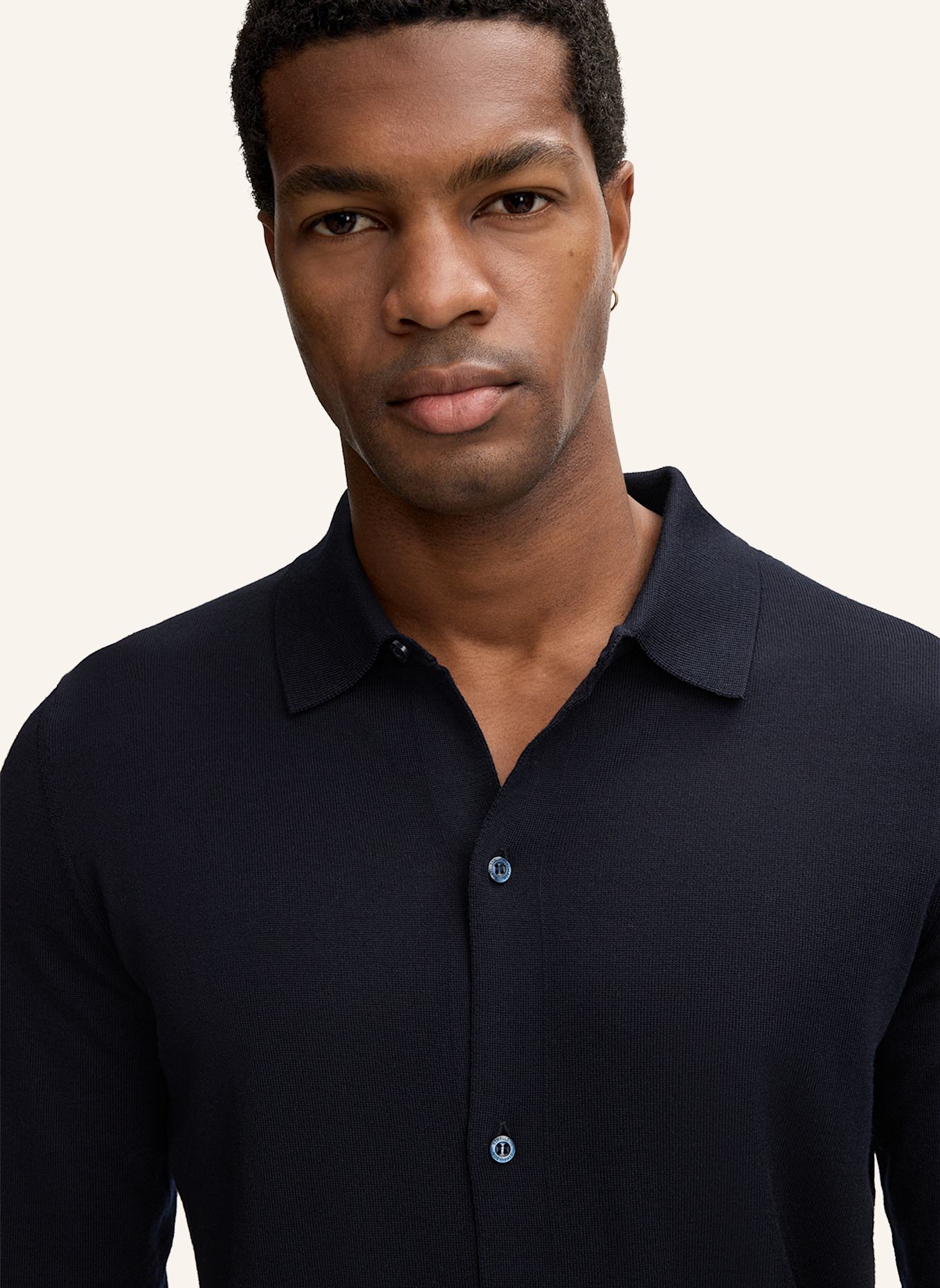 STRELLSON Strickjacke MAREK: DUNKELBLAU