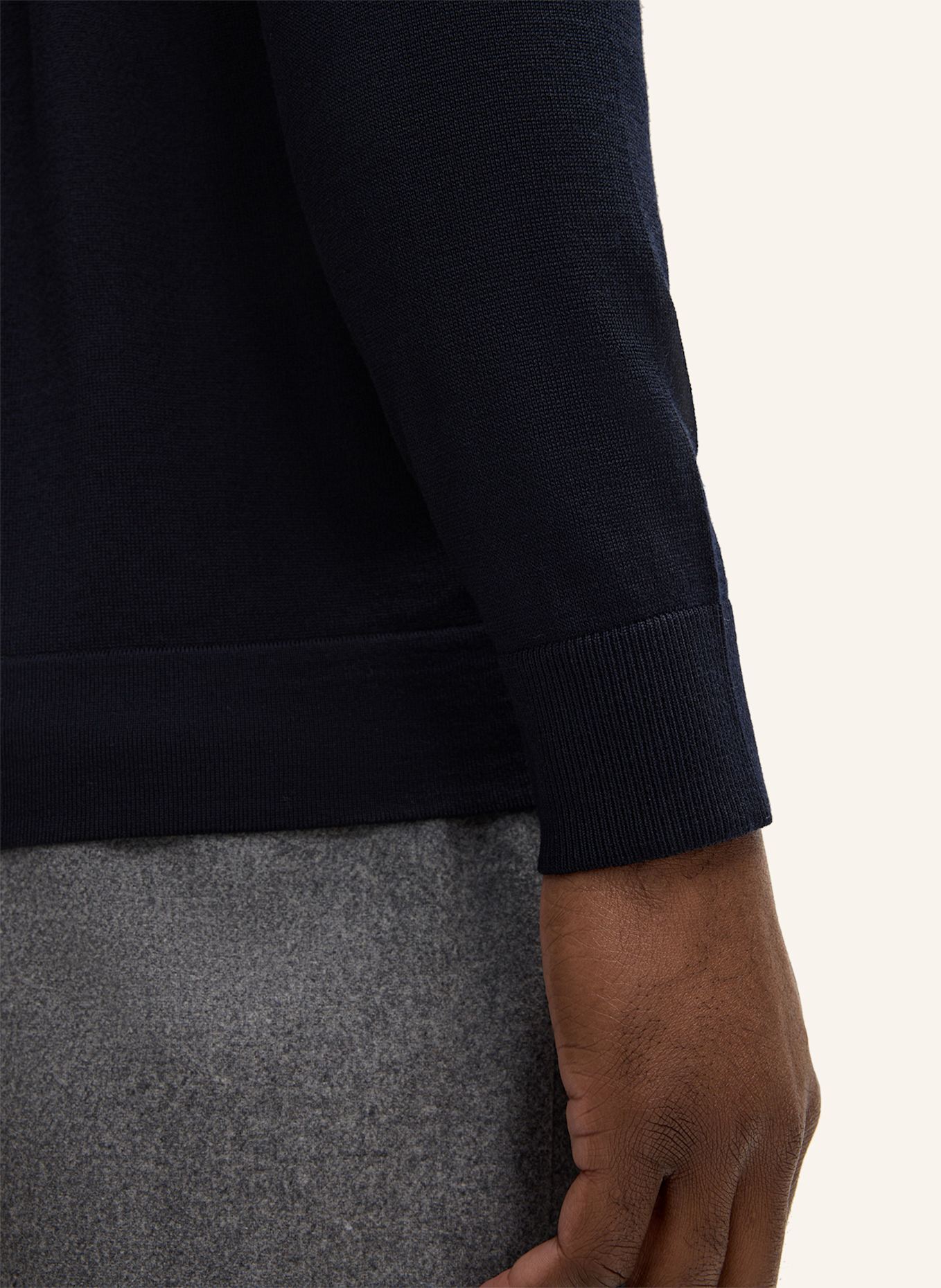 STRELLSON Strickjacke MAREK: DUNKELBLAU