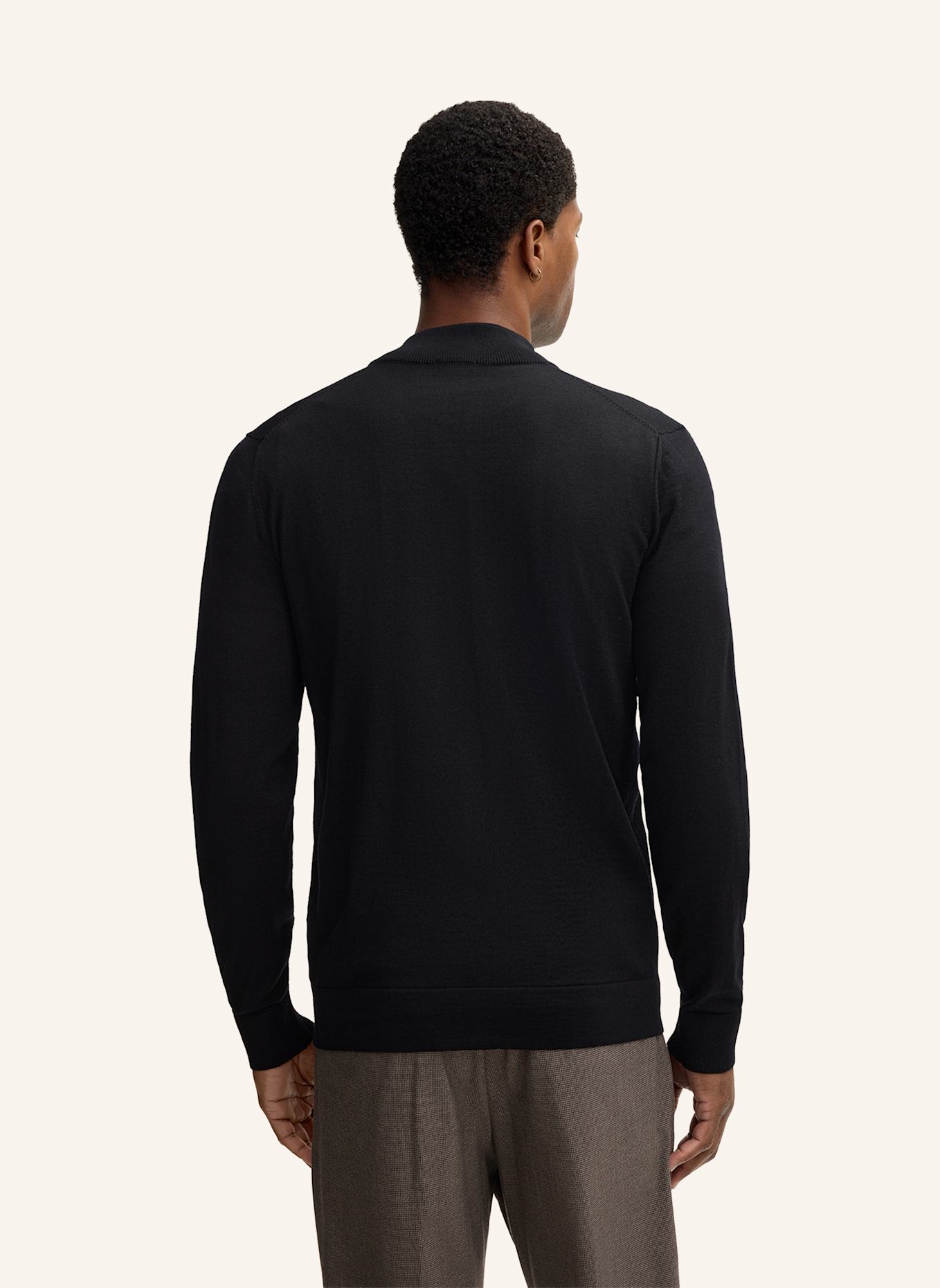 STRELLSON Strickjacke: SCHWARZ