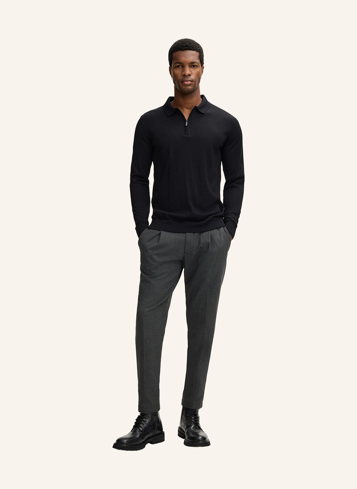 STRELLSON Pullover: SCHWARZ