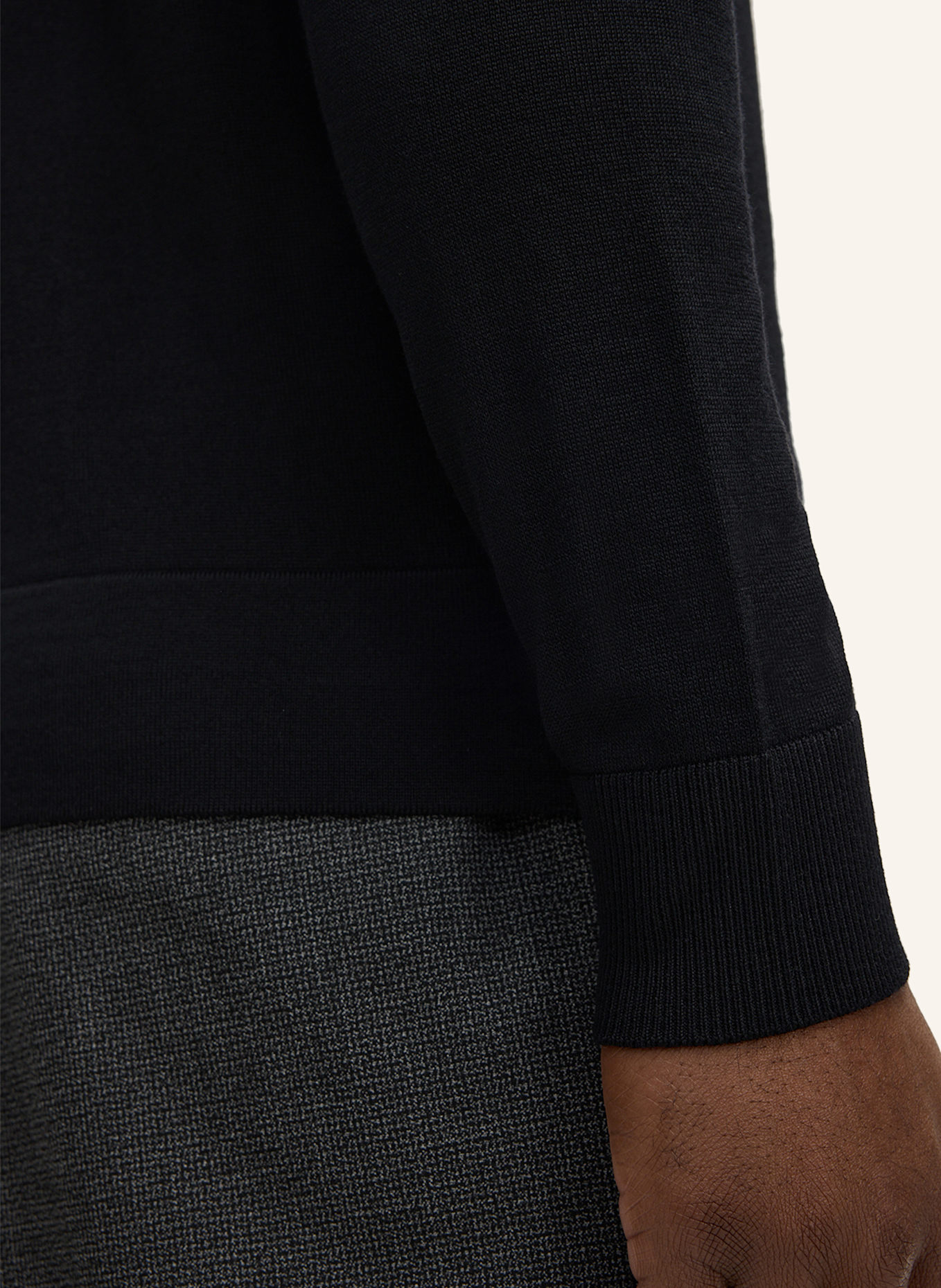 STRELLSON Pullover: SCHWARZ
