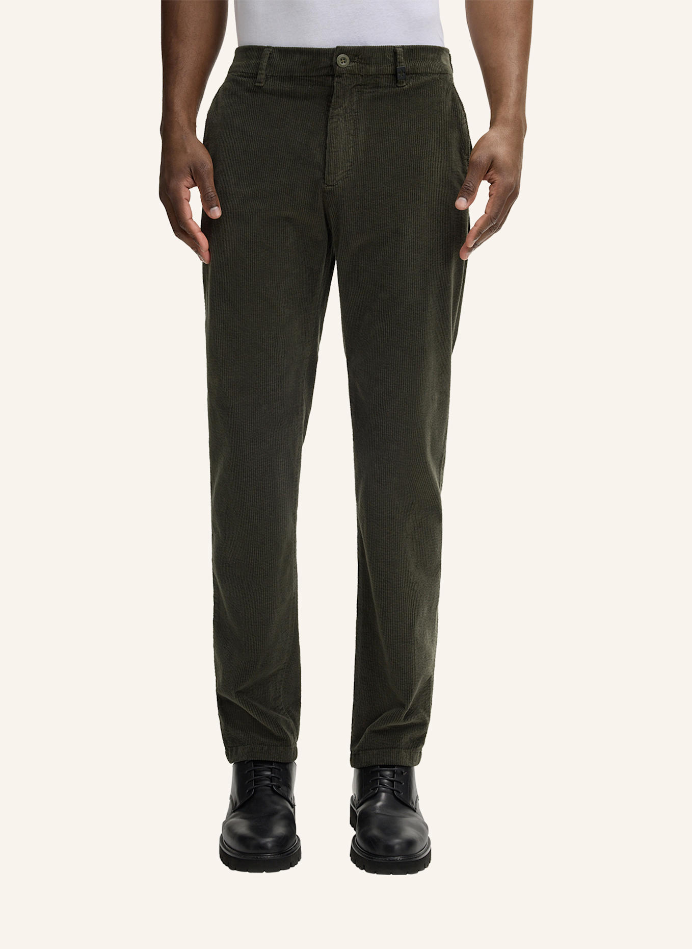 STRELLSON Cordhose RION: GRÜN