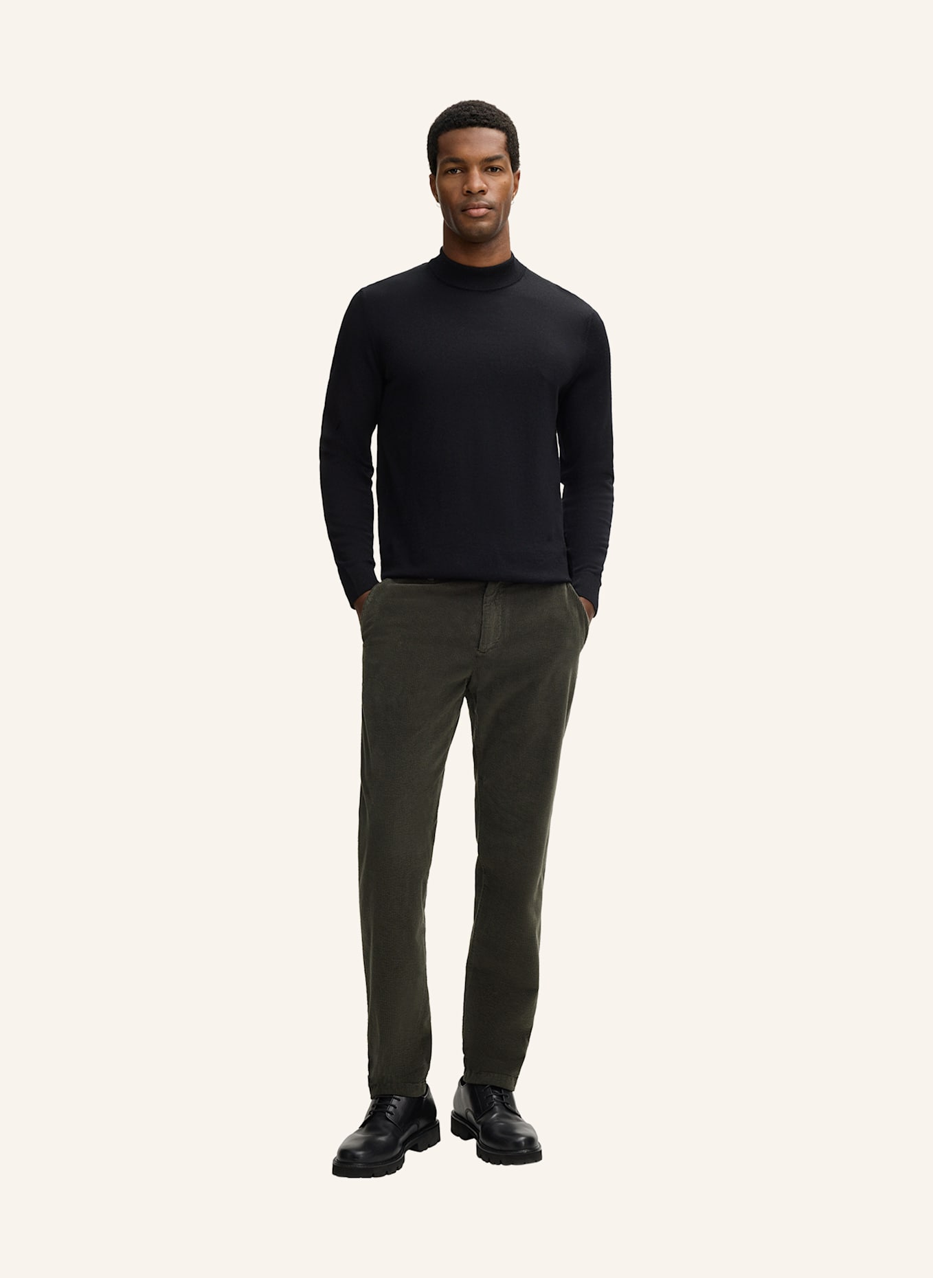 STRELLSON Cordhose RION: GRÜN