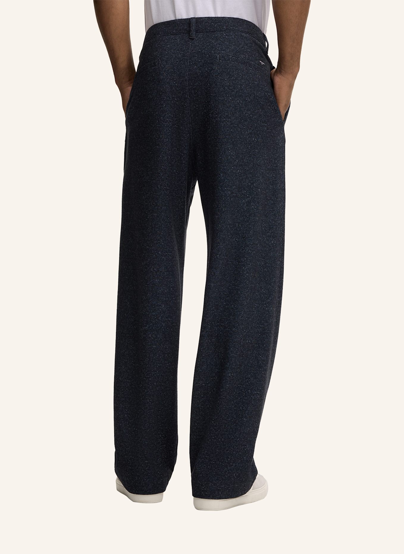 STRELLSON Bundfaltenhose LUDO: DUNKELBLAU