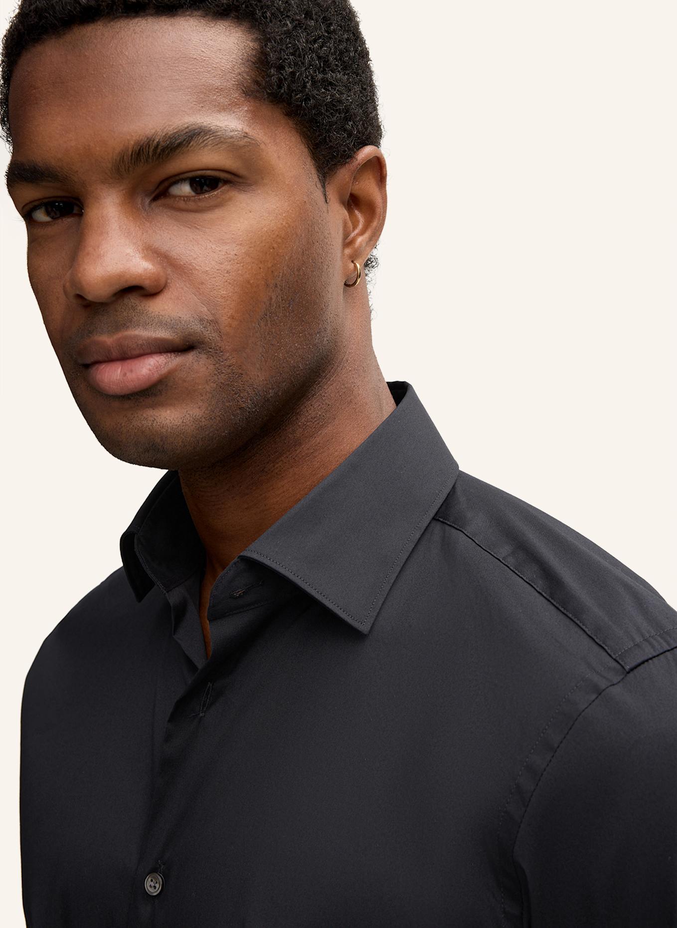 STRELLSON Hemd CHRIS: SCHWARZ