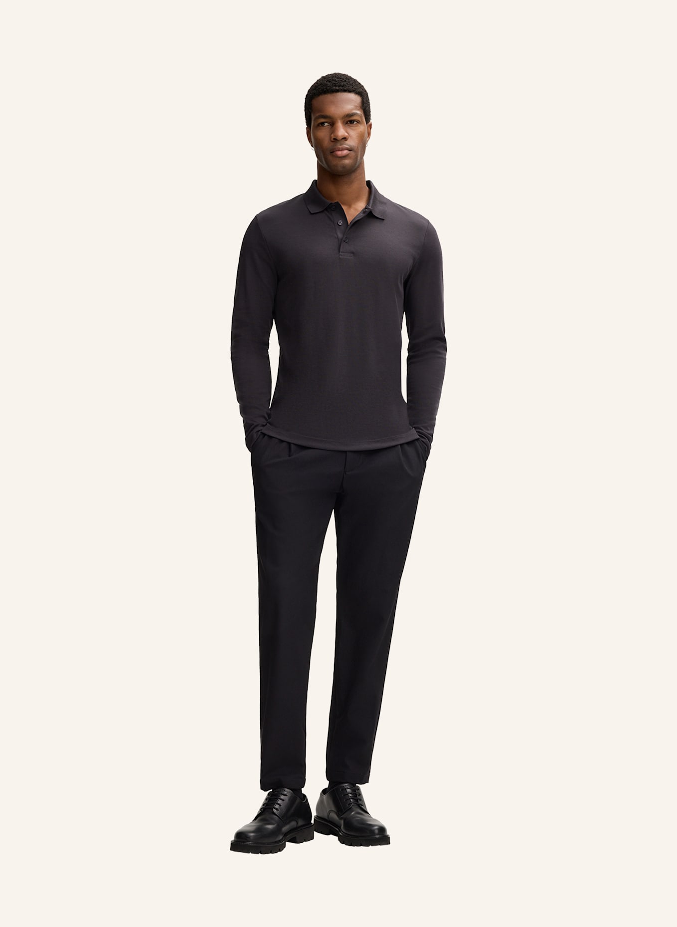 STRELLSON Longsleeve EDGAR: SCHWARZ