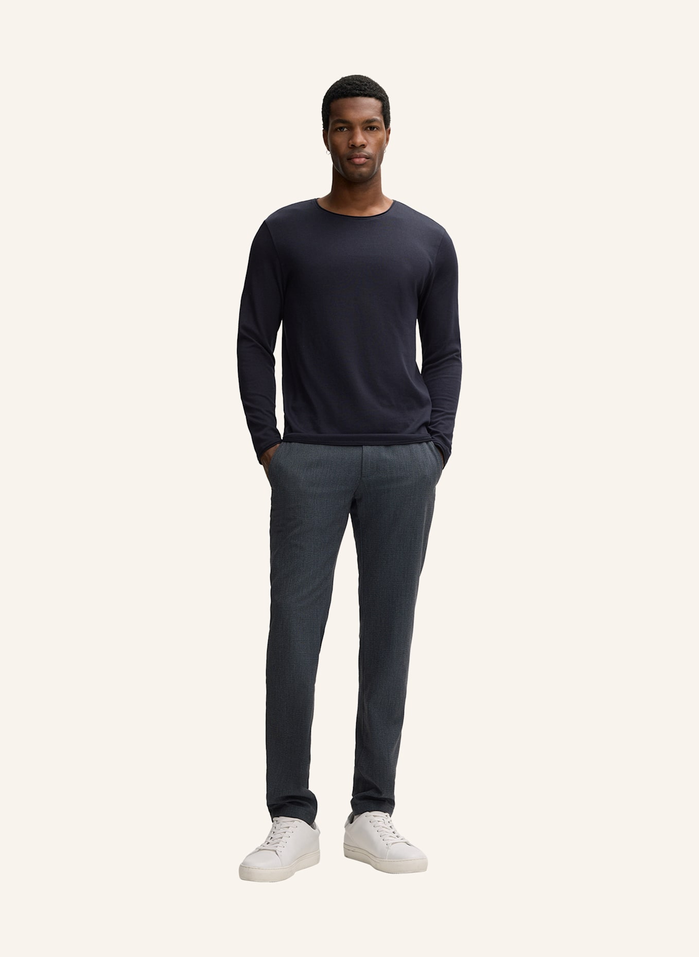 STRELLSON Longsleeve PROSPECT: DUNKELBLAU