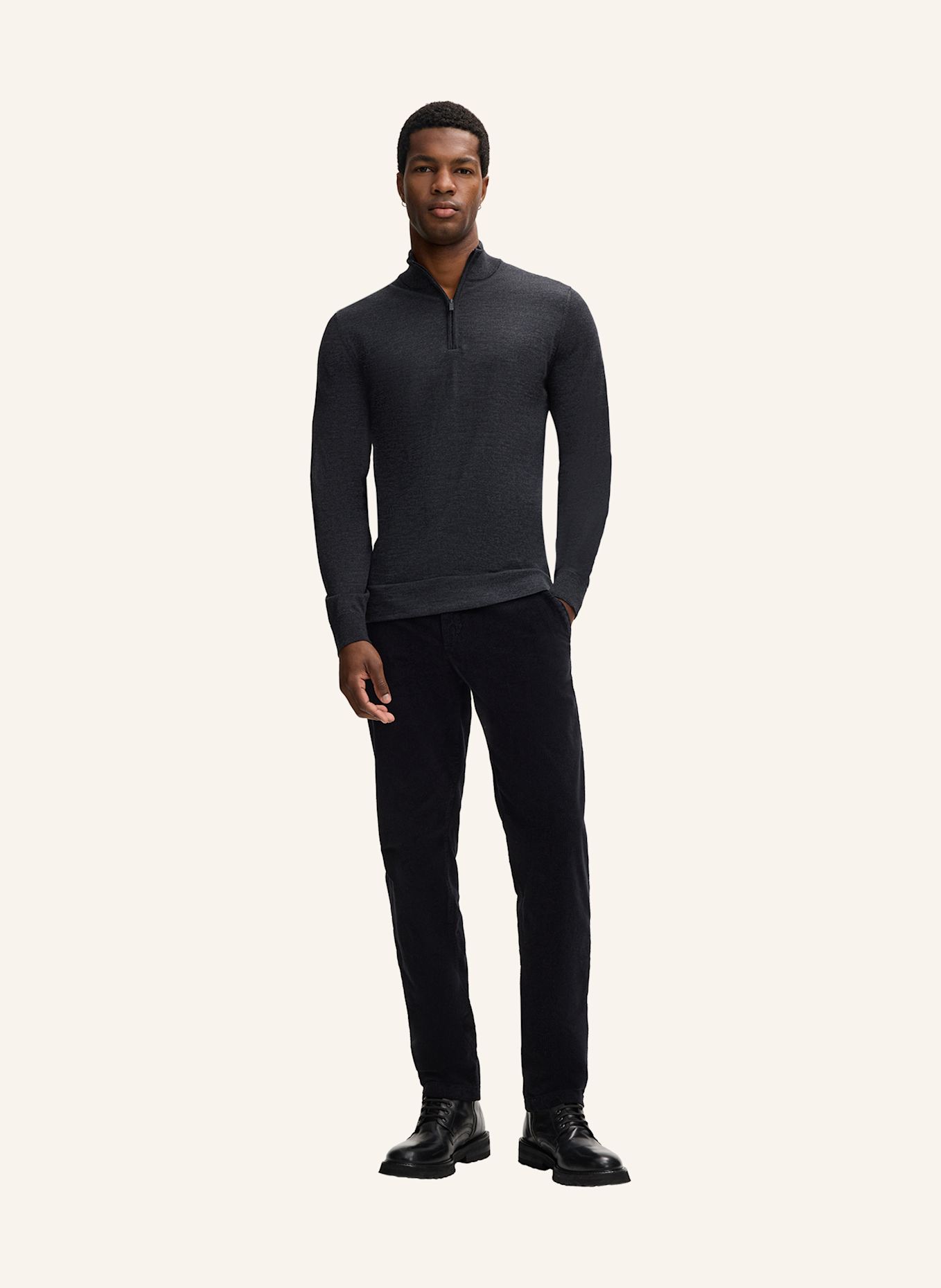 STRELLSON Cordhose RION: SCHWARZ