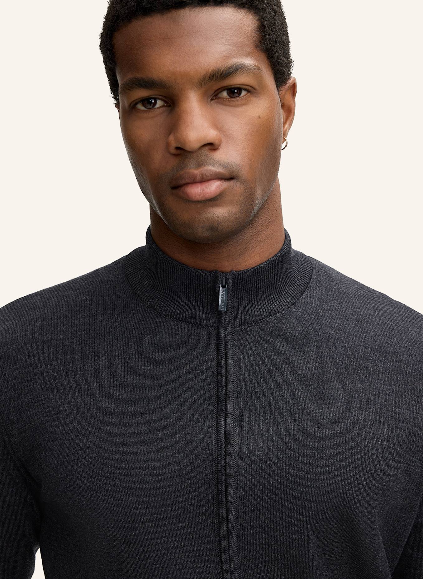 STRELLSON Strickjacke MAREK: GRAU