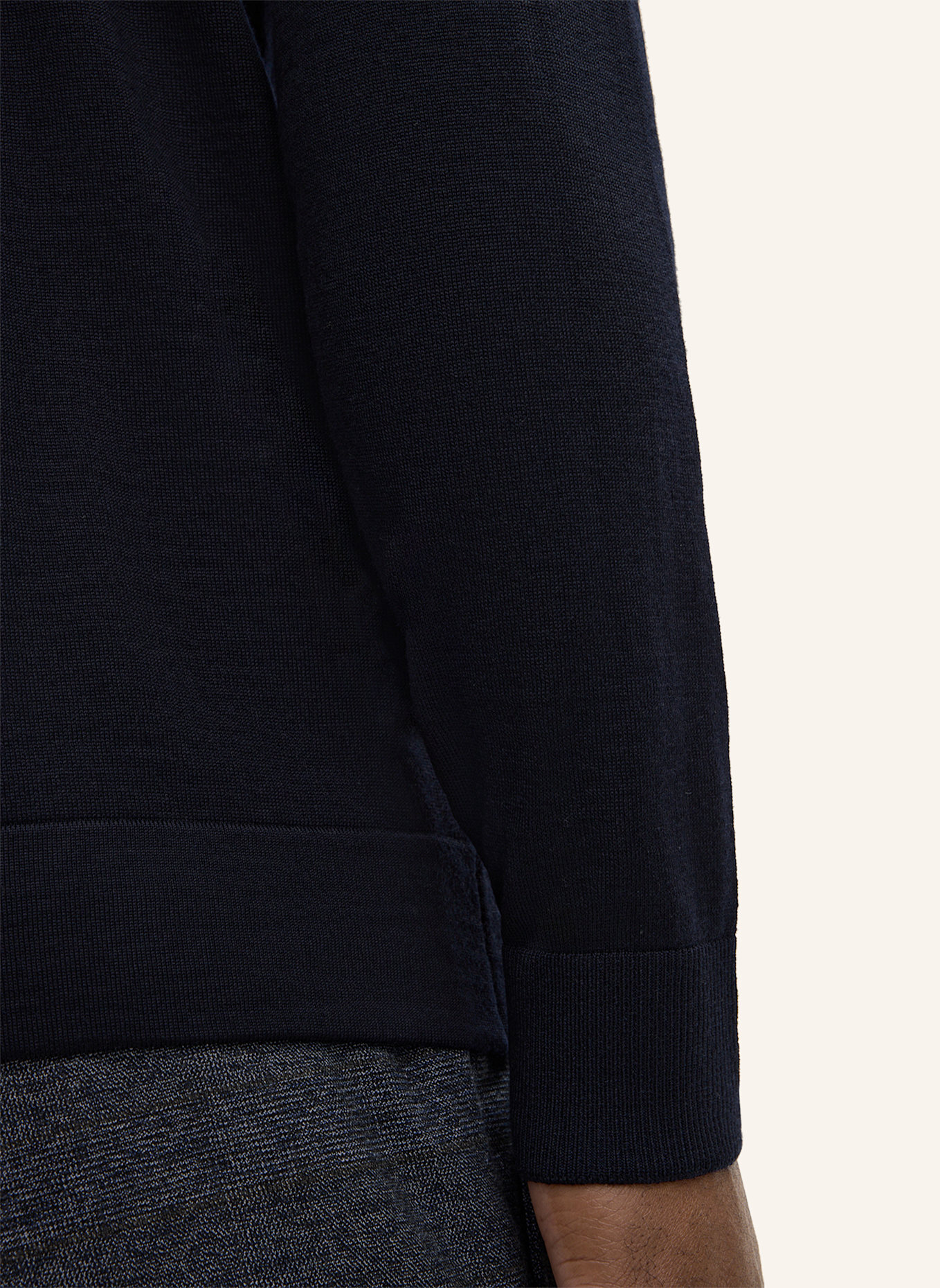 STRELLSON Strickjacke MAREK: DUNKELBLAU