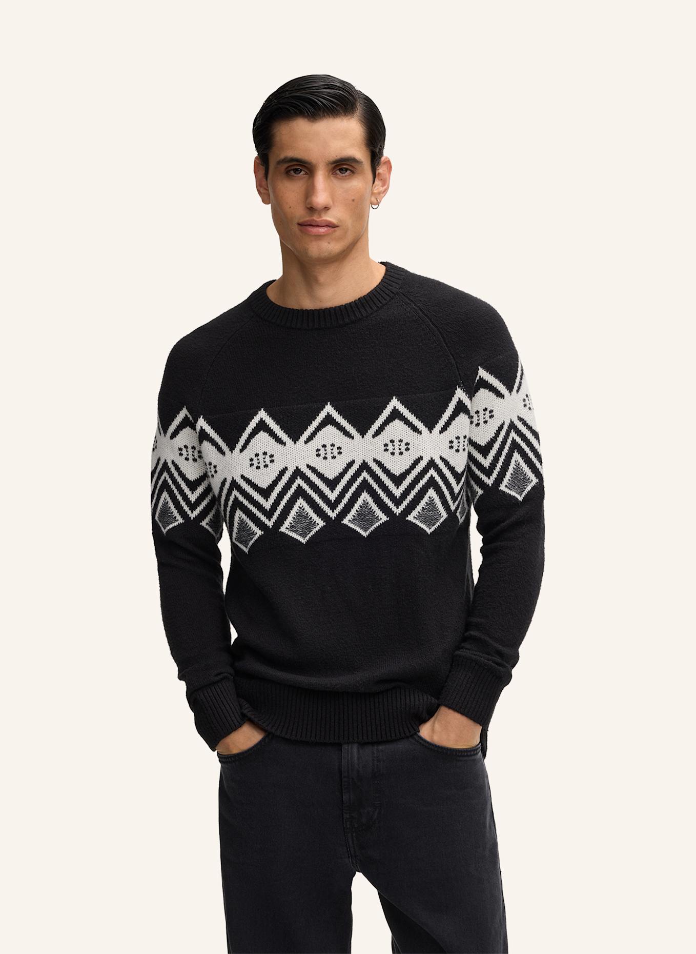 STRELLSON Pullover TITO: SCHWARZ
