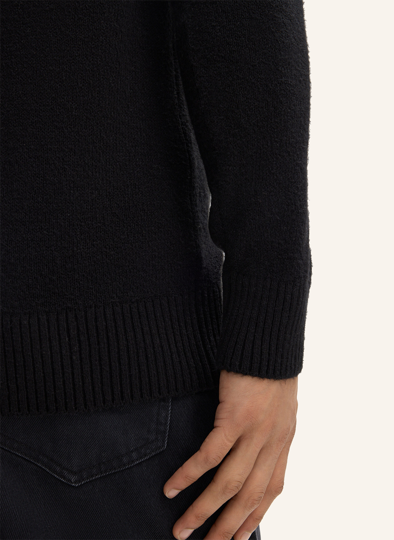 STRELLSON Pullover TITO: SCHWARZ