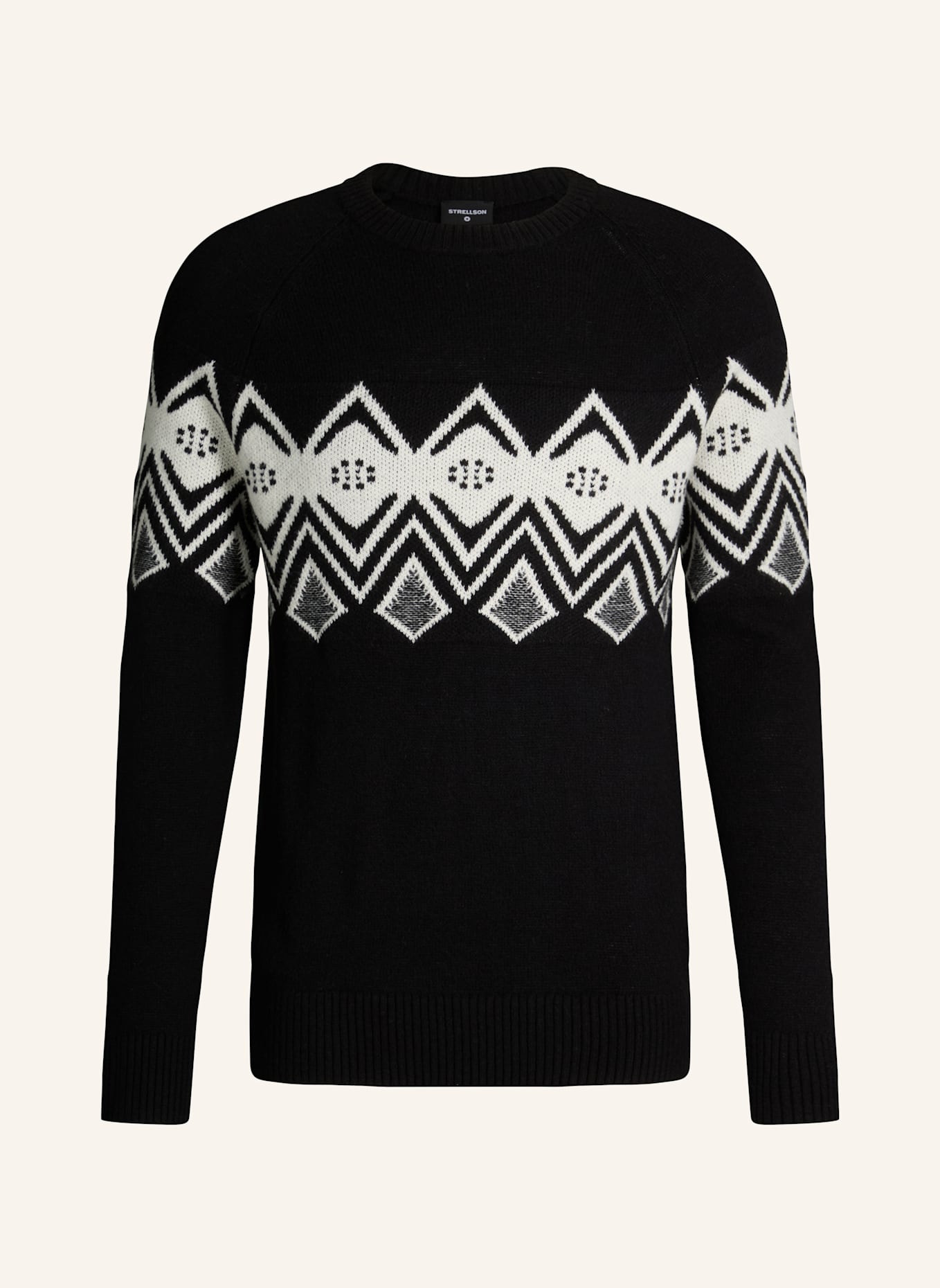 STRELLSON Pullover TITO: SCHWARZ