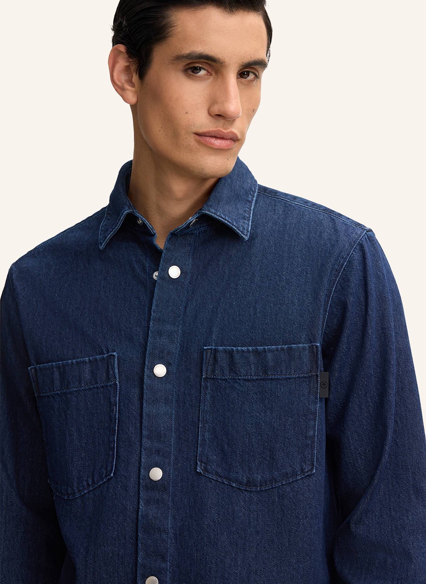 STRELLSON Jeanshemd CAL: DUNKELBLAU