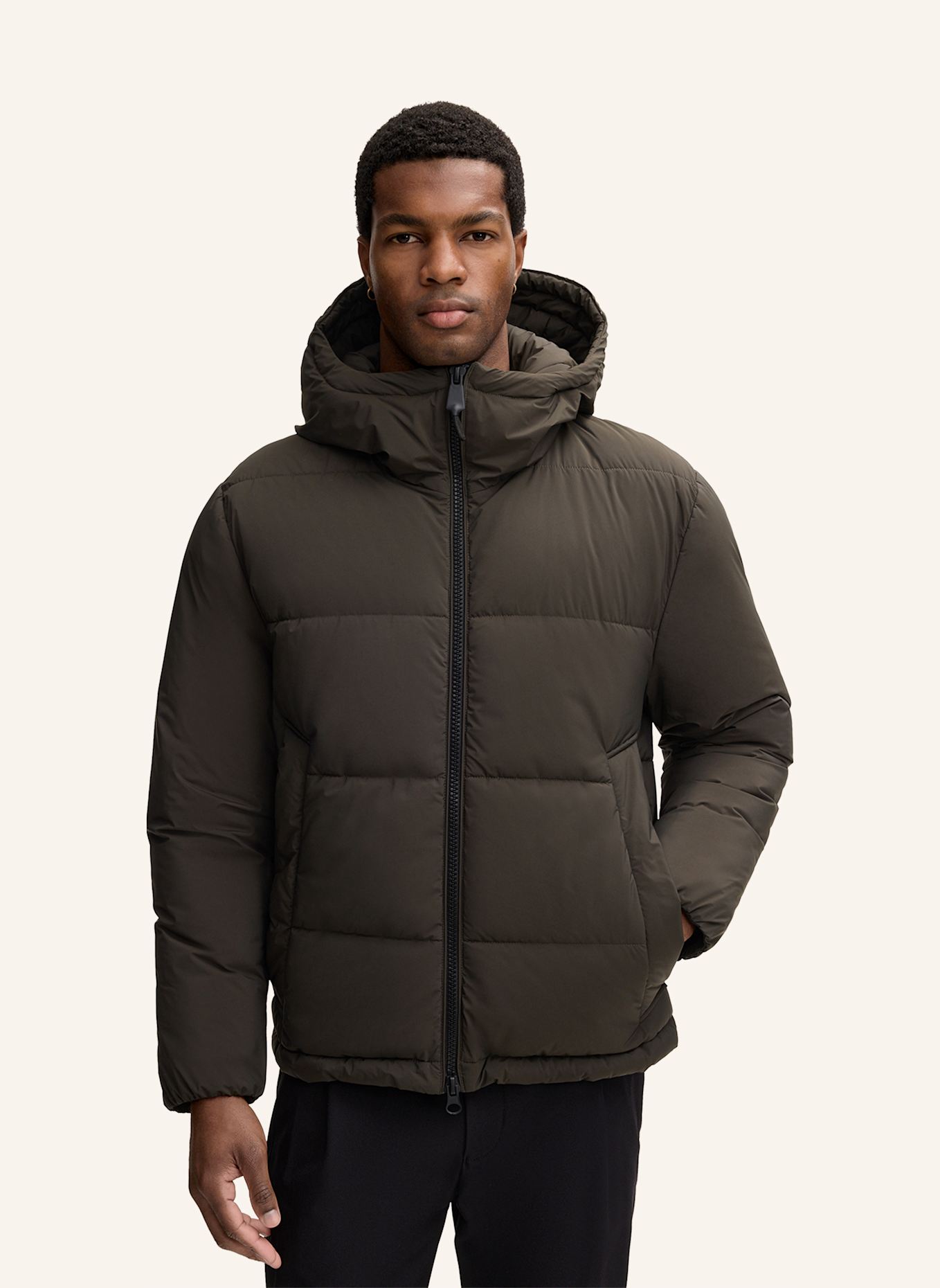 STRELLSON Steppjacke SMOOTH: OLIV