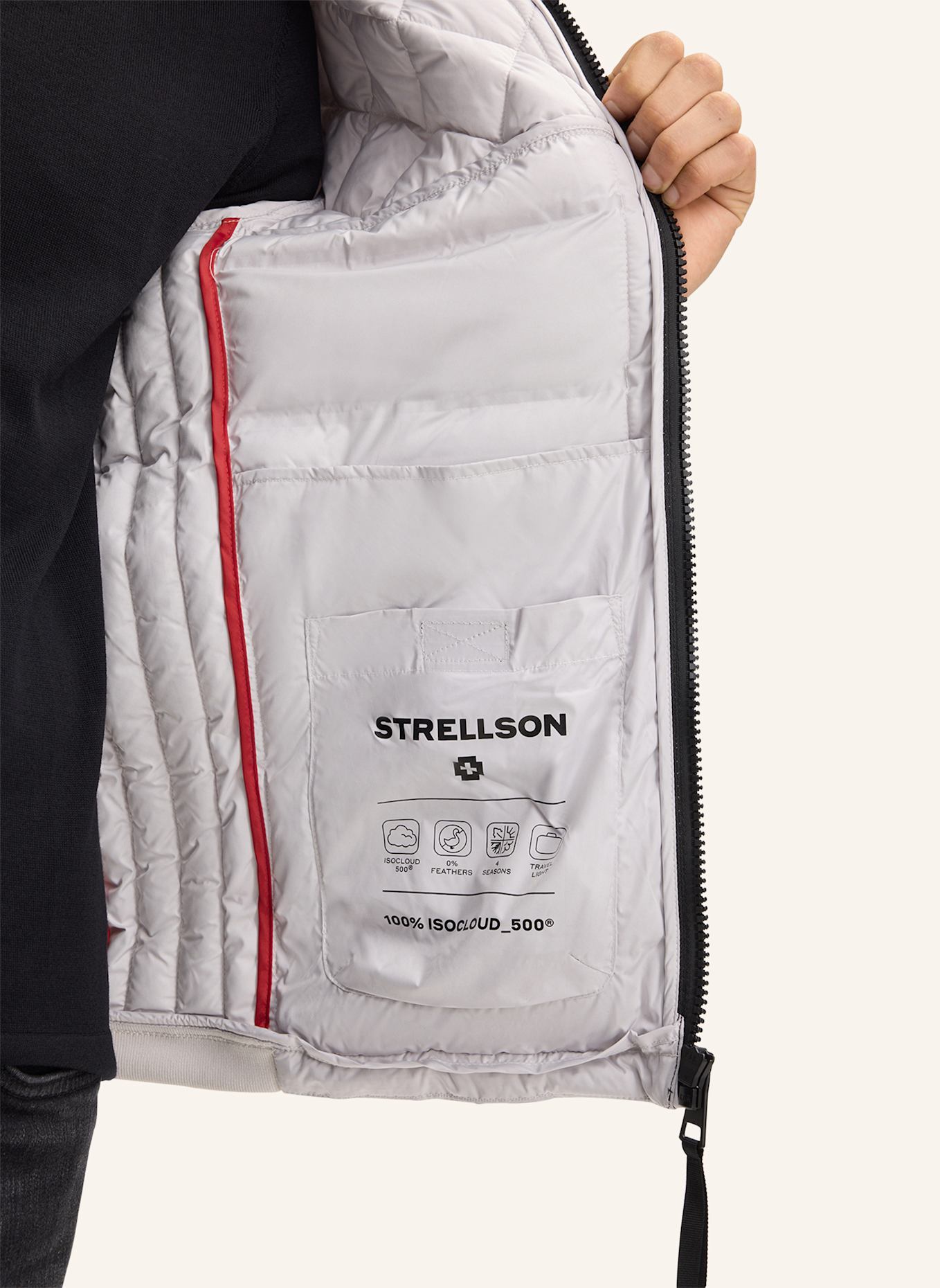 STRELLSON Steppjacke CLASON: WEISS