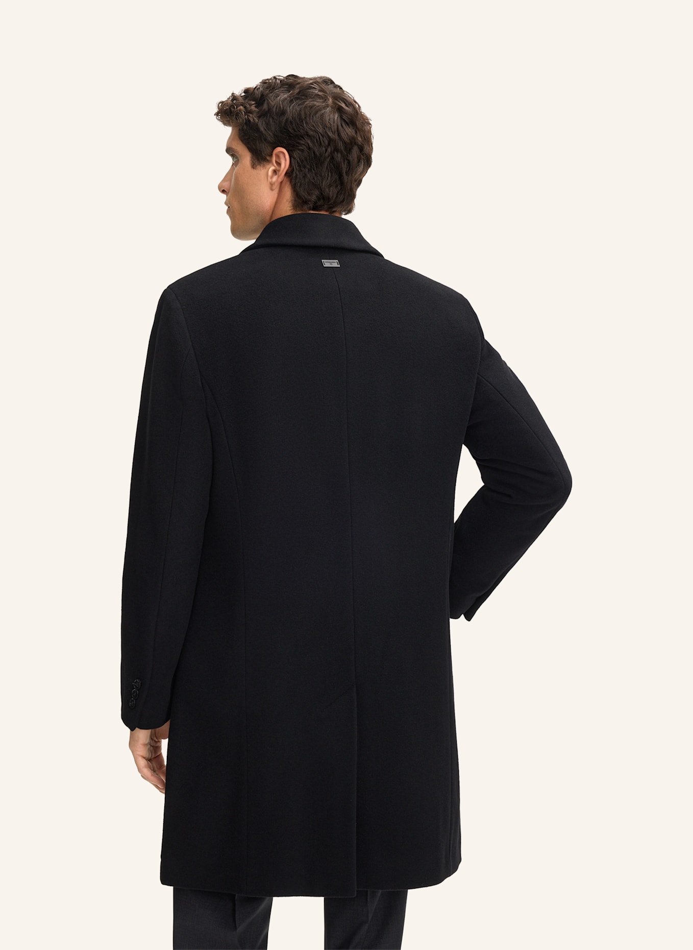 STRELLSON Wollmantel ADRIA 3.0: SCHWARZ