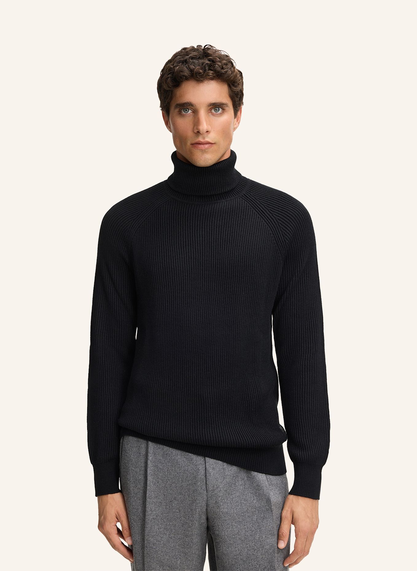 STRELLSON Rollkragenpullover HAMILTON: SCHWARZ