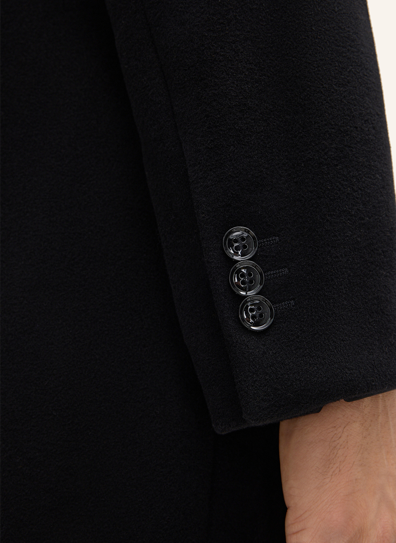 STRELLSON Wollmantel ADRIA 3.0: SCHWARZ