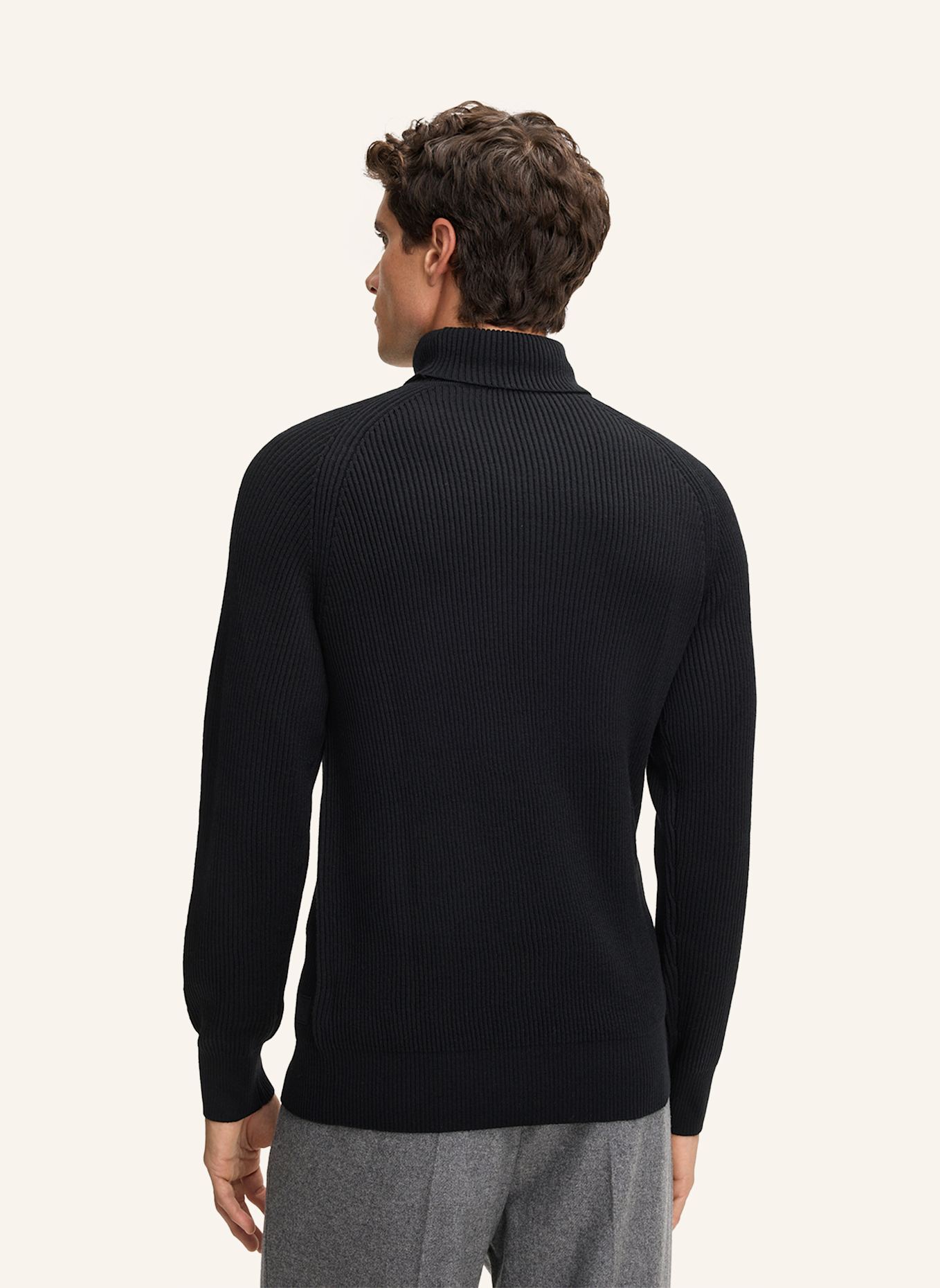 STRELLSON Rollkragenpullover HAMILTON: SCHWARZ