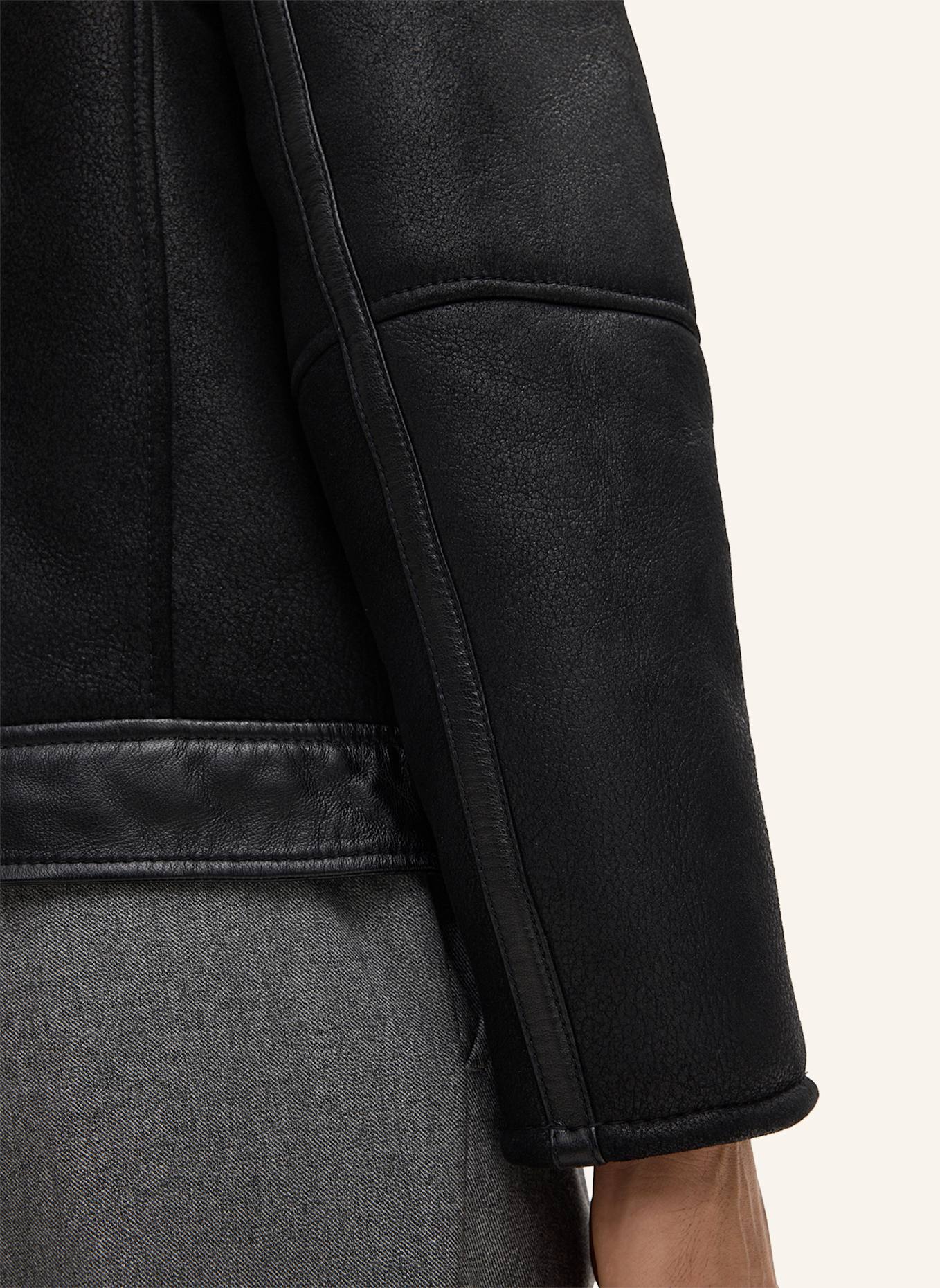 STRELLSON Lederjacke SHELTER: SCHWARZ