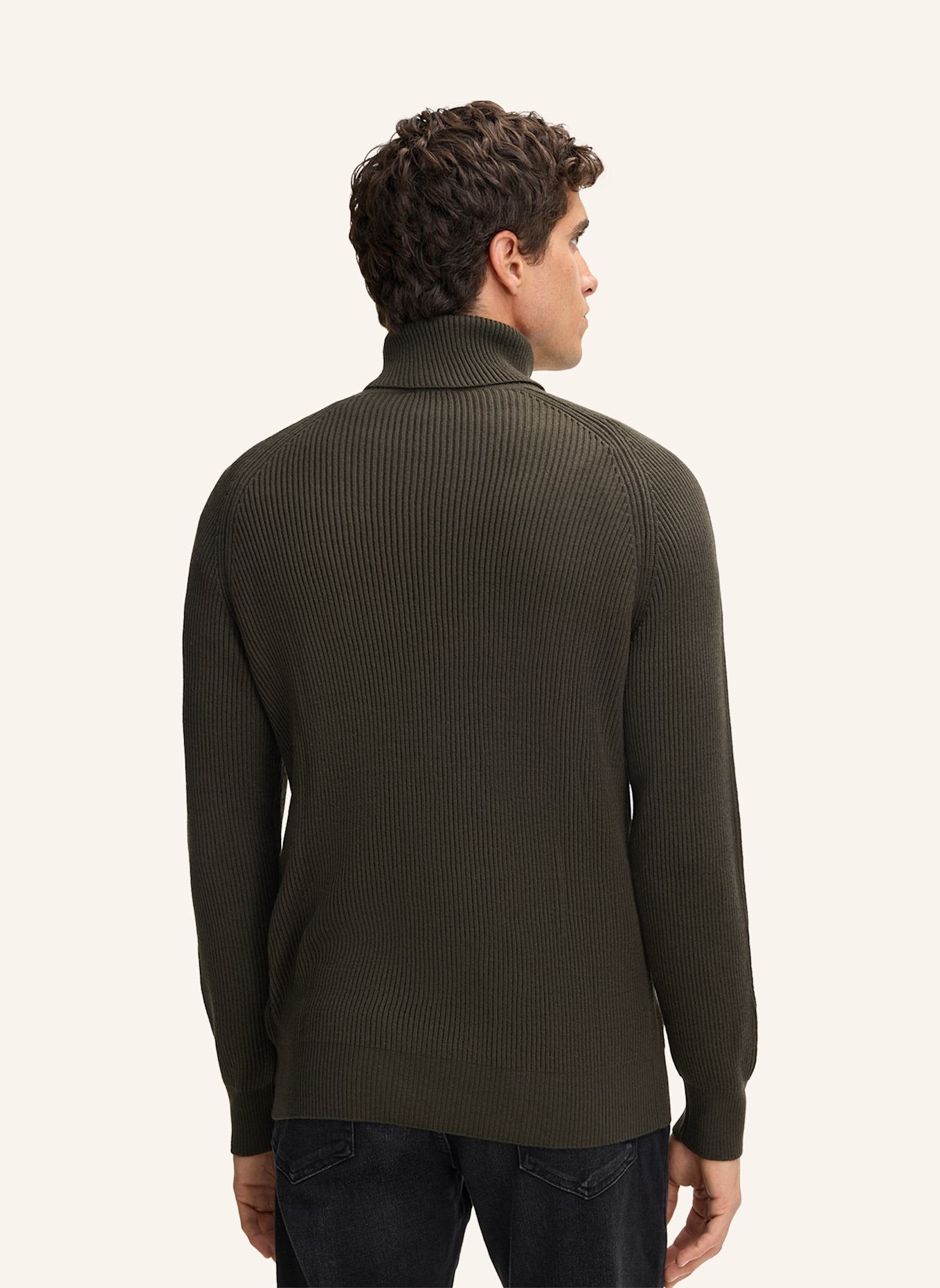 STRELLSON Rollkragenpullover HAMILTON: DUNKELGRÜN