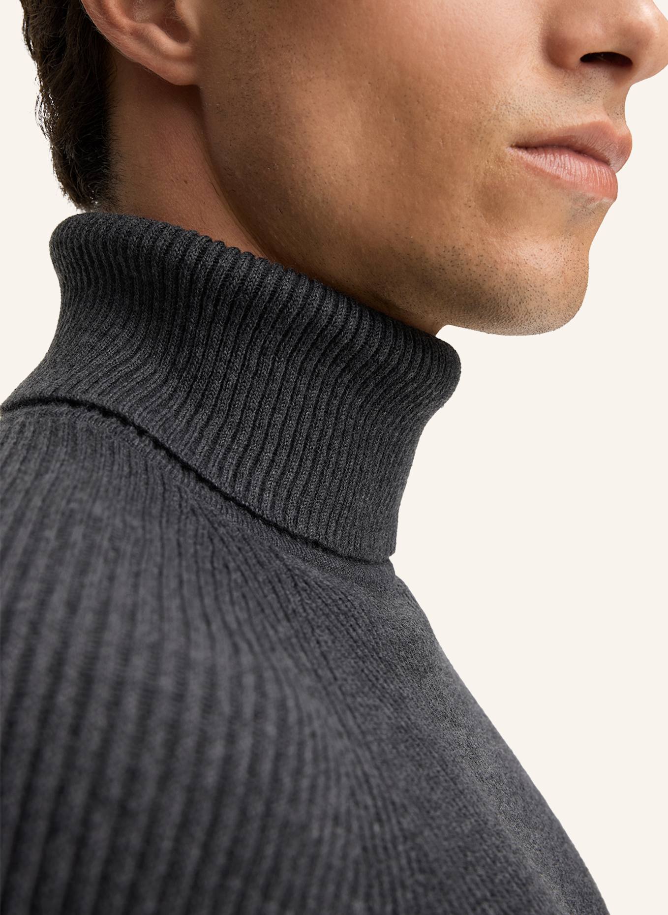 STRELLSON Rollkragenpullover HAMILTON: GRAU